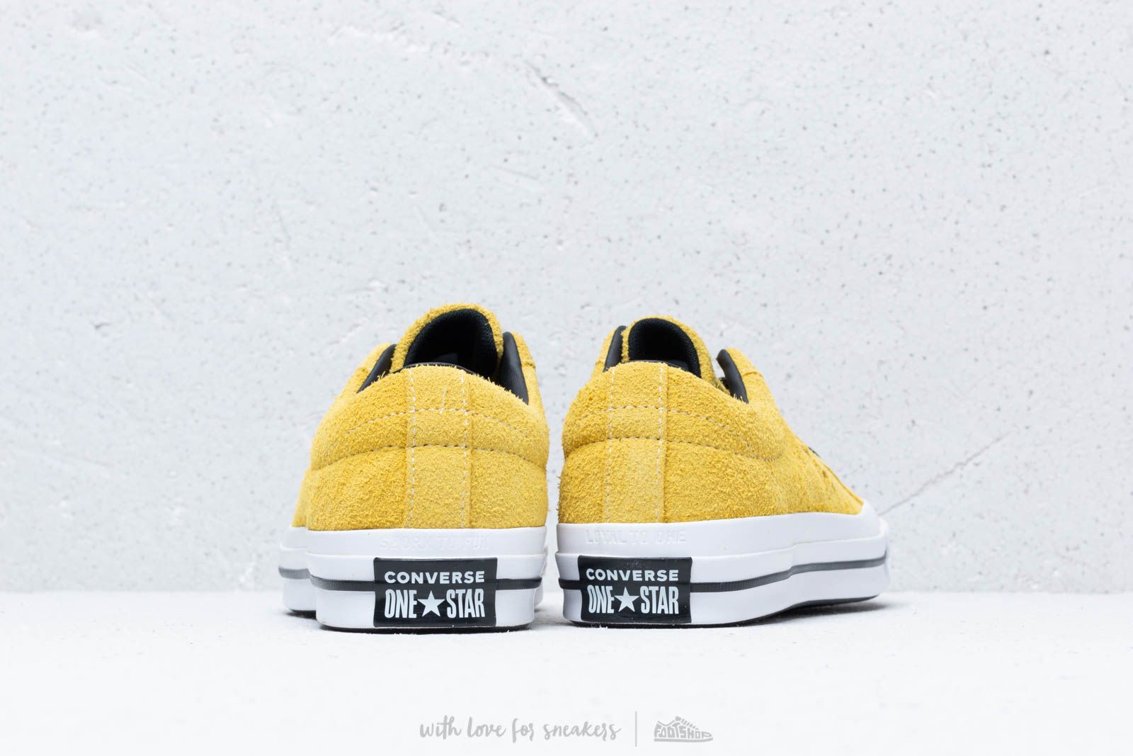 Herresko Converse One Star OX Bold Citron/ Black/ White