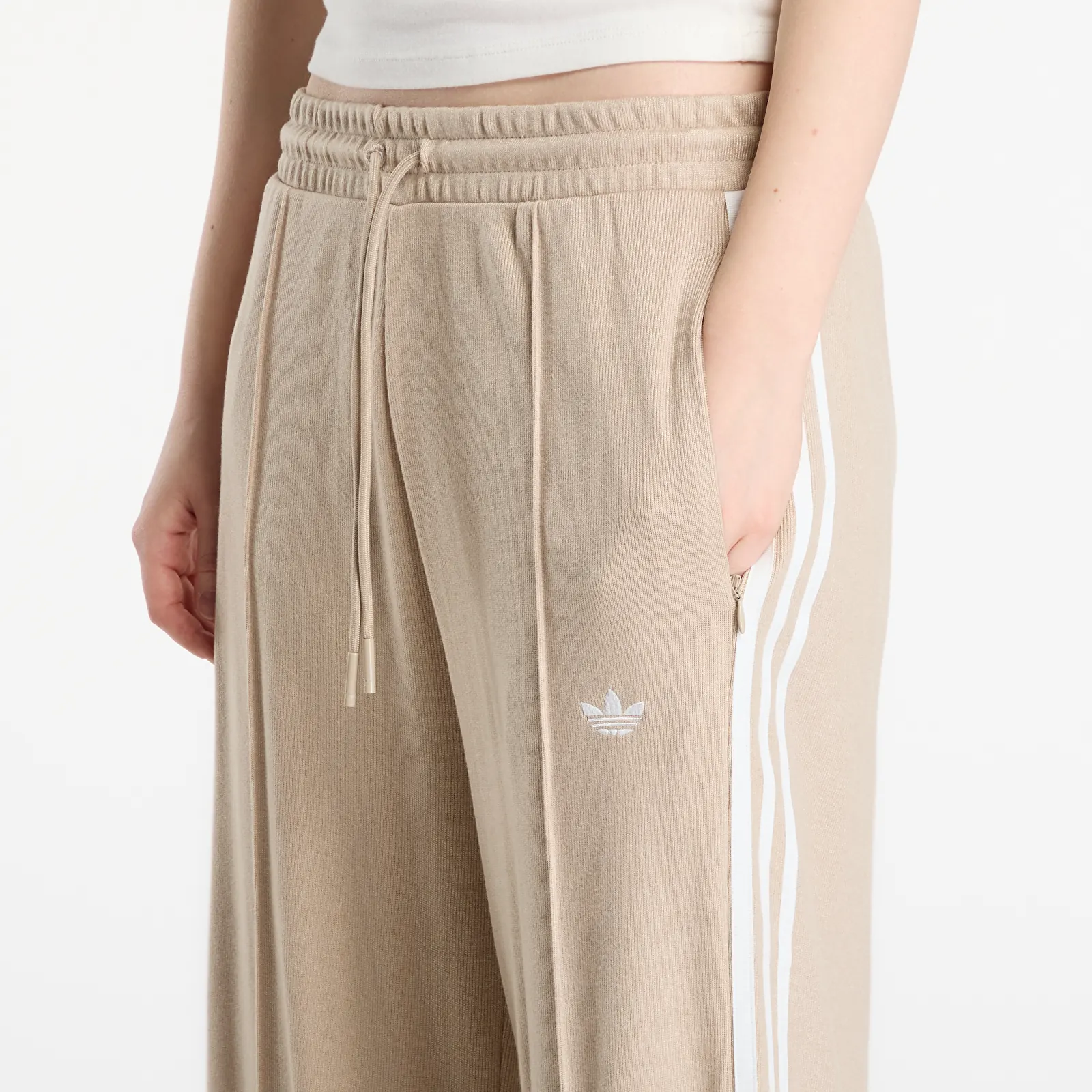 Tepláky adidas Knitted Pants Khaki Three