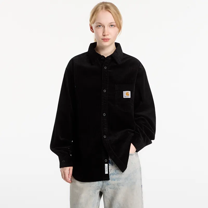 Carhartt WIP L/S Loyde Shirt Black Rinsed