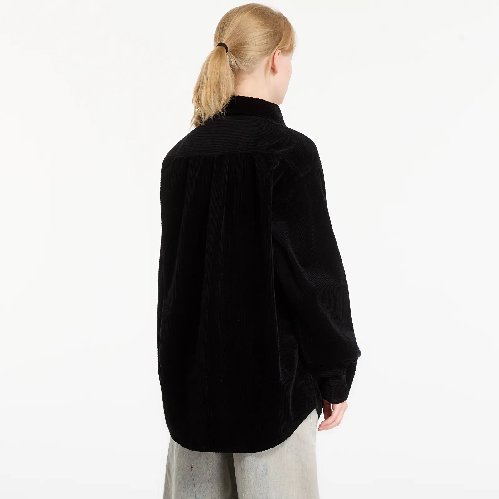 Overhemden Carhartt WIP L/S Loyde Shirt Black Rinsed