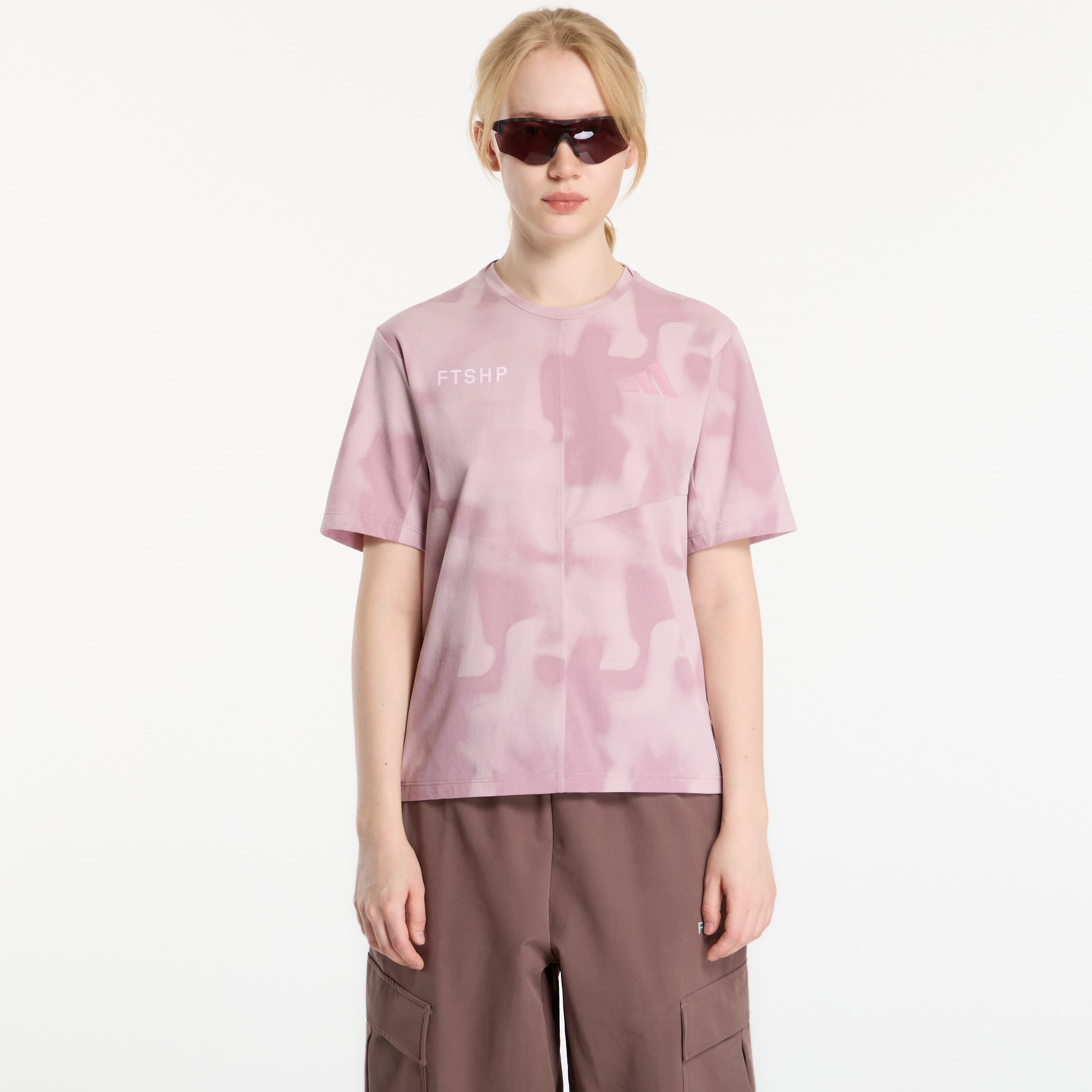 Tricou FTSHP x adidas Terrex DAYBREAKER Women Camo T-shirt Pink Camo S