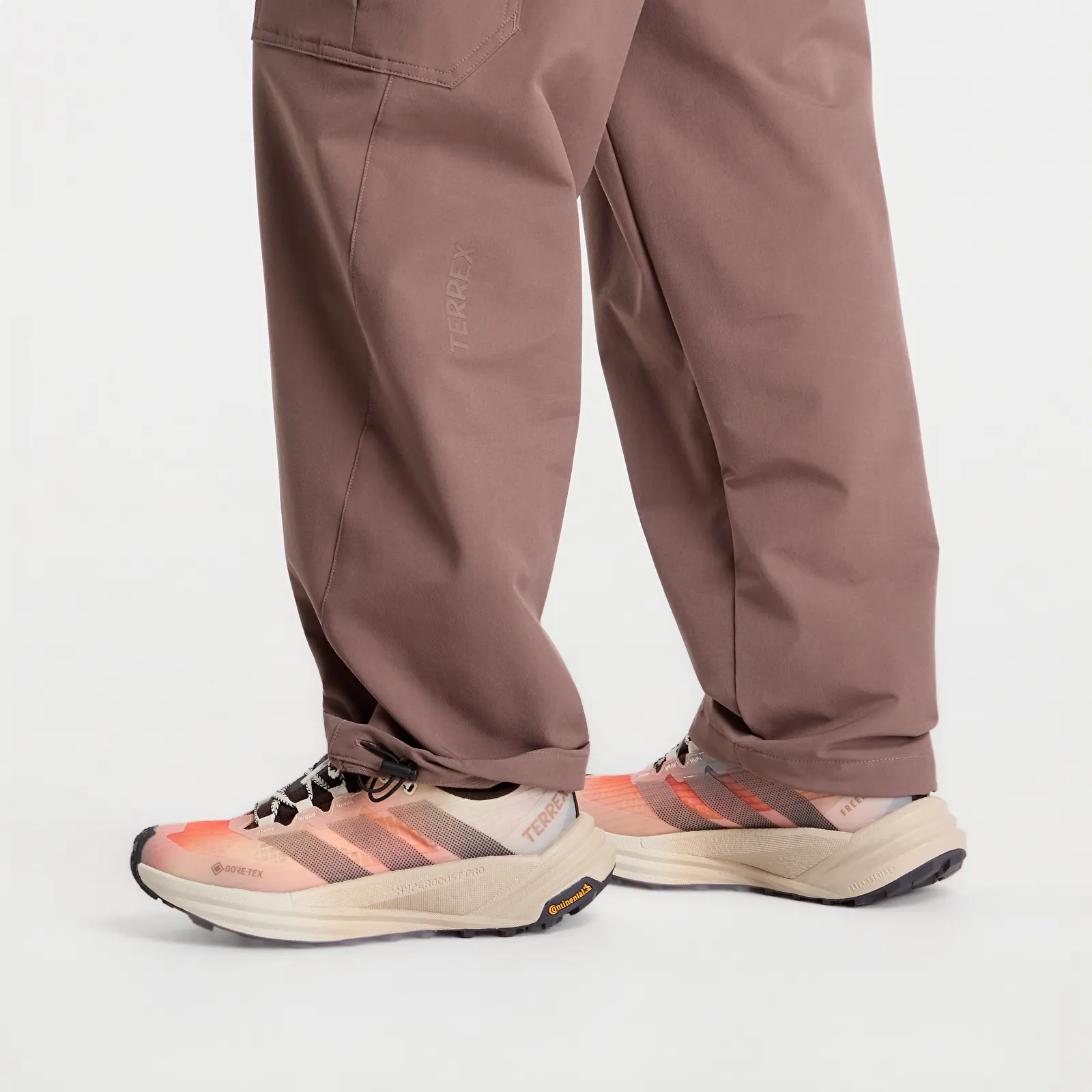 Calças FTSHP x adidas Terrex DAYBREAKER Women Cargo Pants Brown