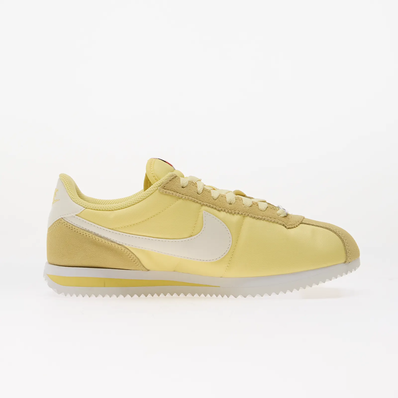 Chaussures et baskets femme Nike Cortez Textile Soft Yellow/ Sail-White-Safety Orange