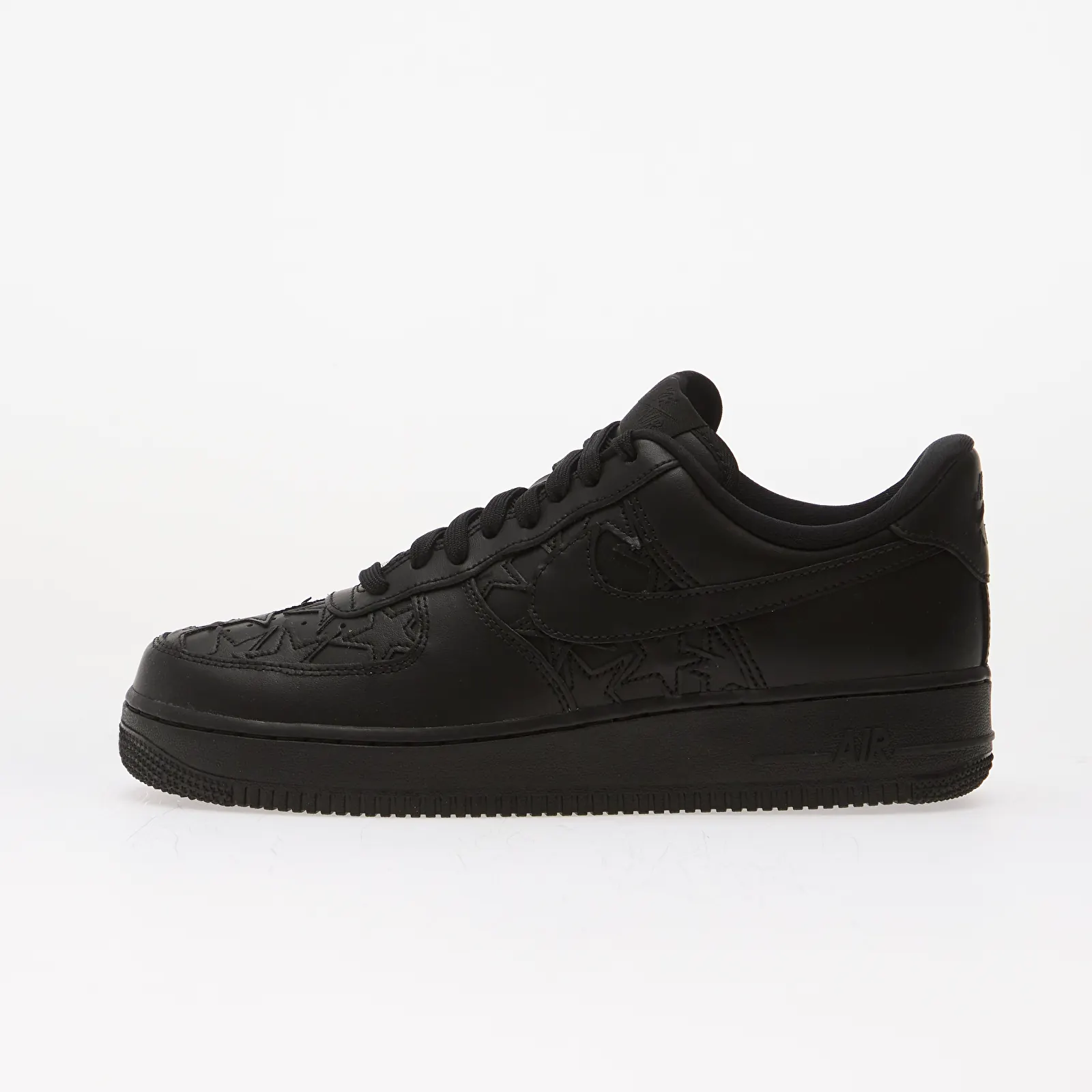 Men's shoes Nike Air Force 1 '07 Edge Black/ Black-Metallic Silver