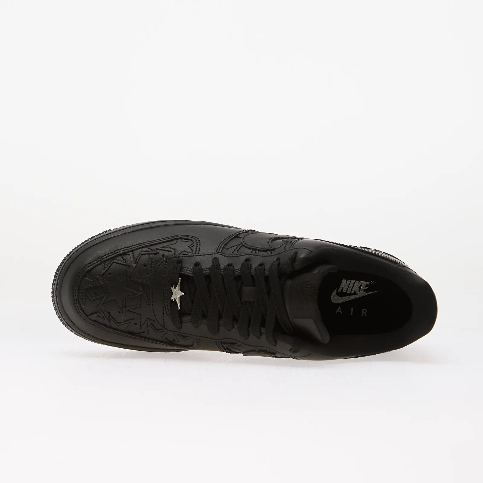 Men's shoes Nike Air Force 1 '07 Edge Black/ Black-Metallic Silver