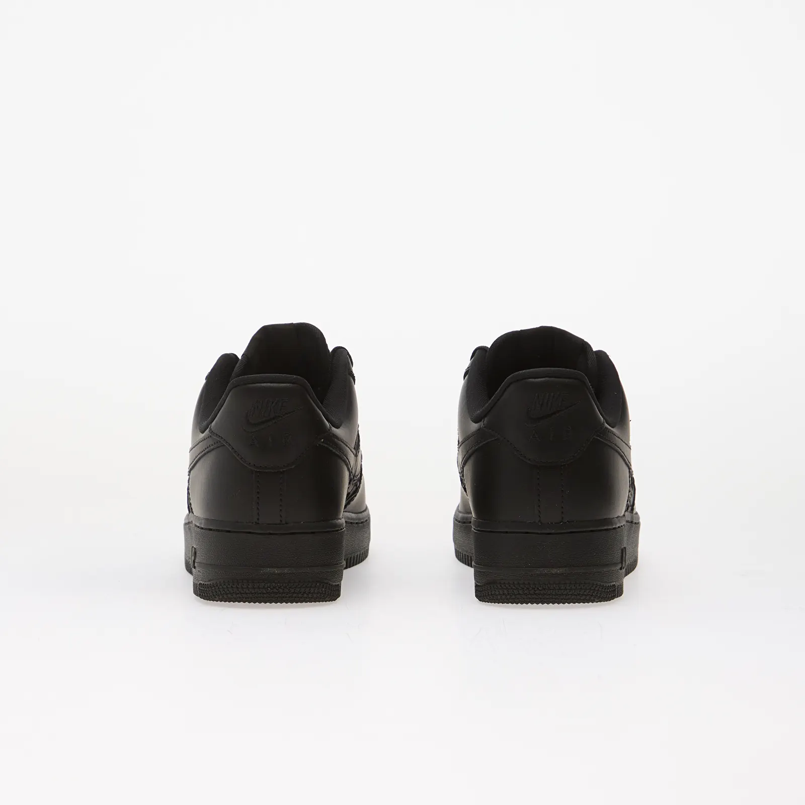Men's shoes Nike Air Force 1 '07 Edge Black/ Black-Metallic Silver