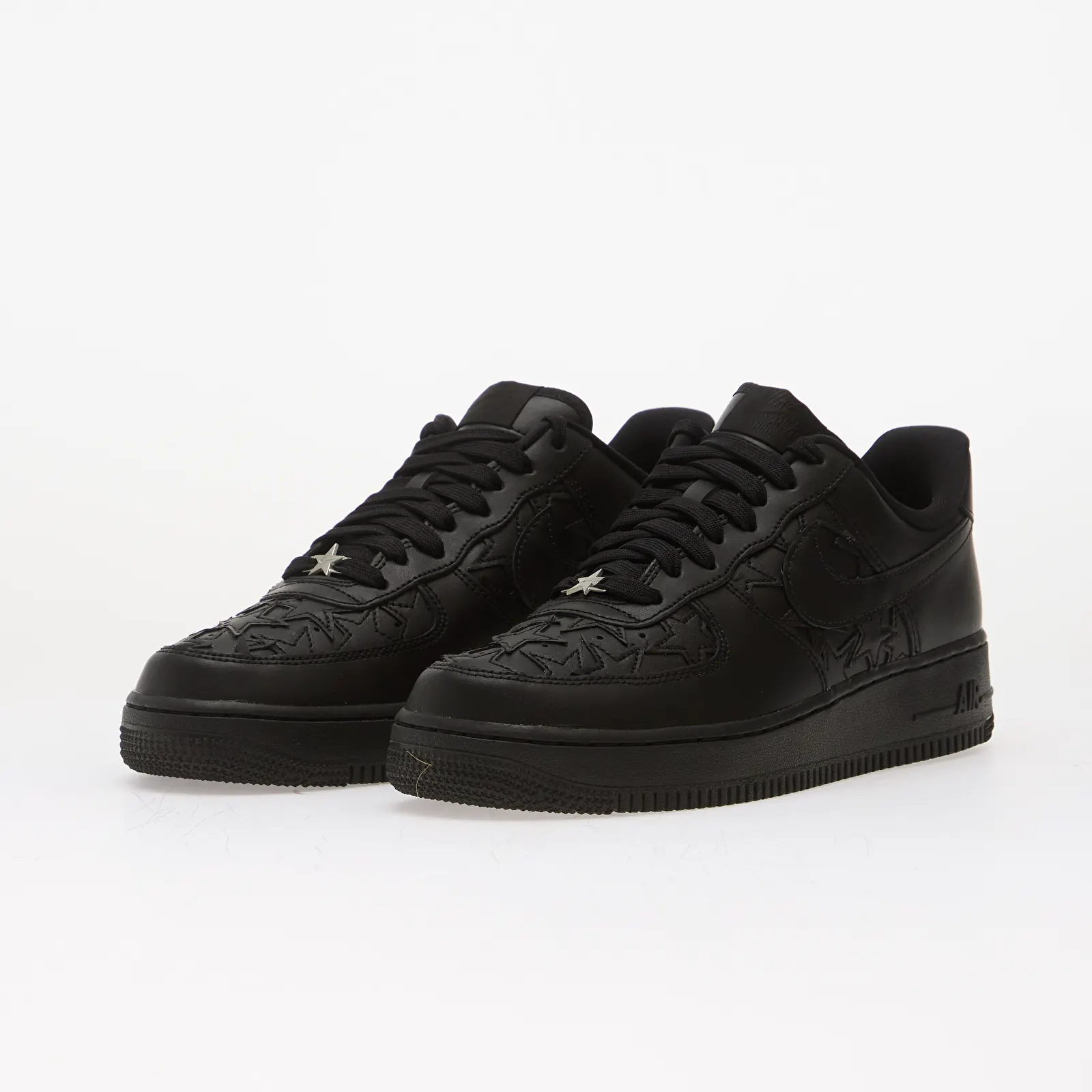 Men's shoes Nike Air Force 1 '07 Edge Black/ Black-Metallic Silver