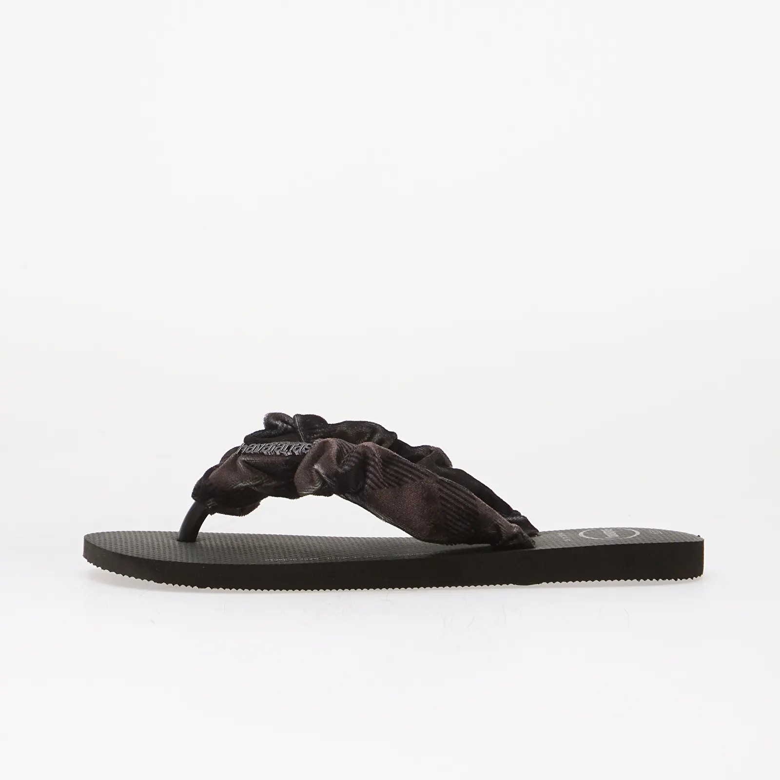 Claquettes femme Havaianas Top Scrunchie Black