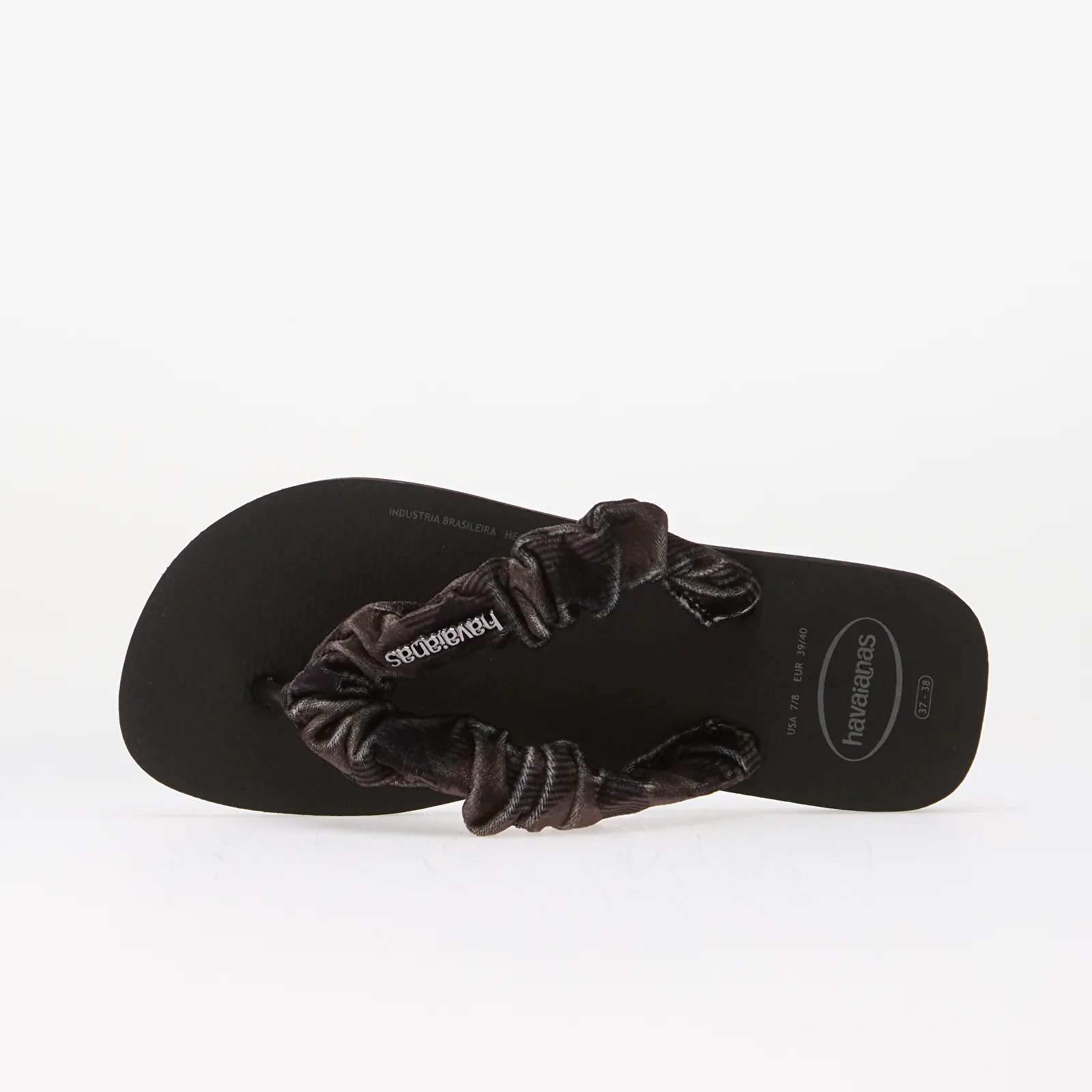 Claquettes femme Havaianas Top Scrunchie Black