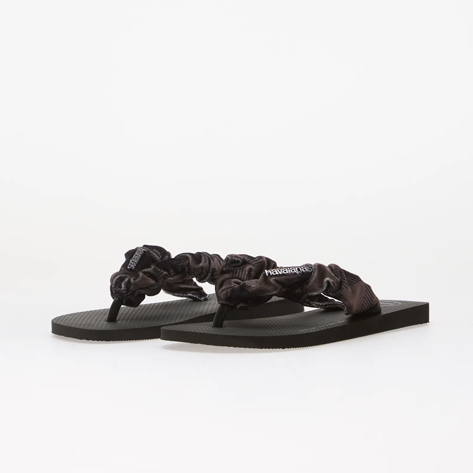 Claquettes femme Havaianas Top Scrunchie Black