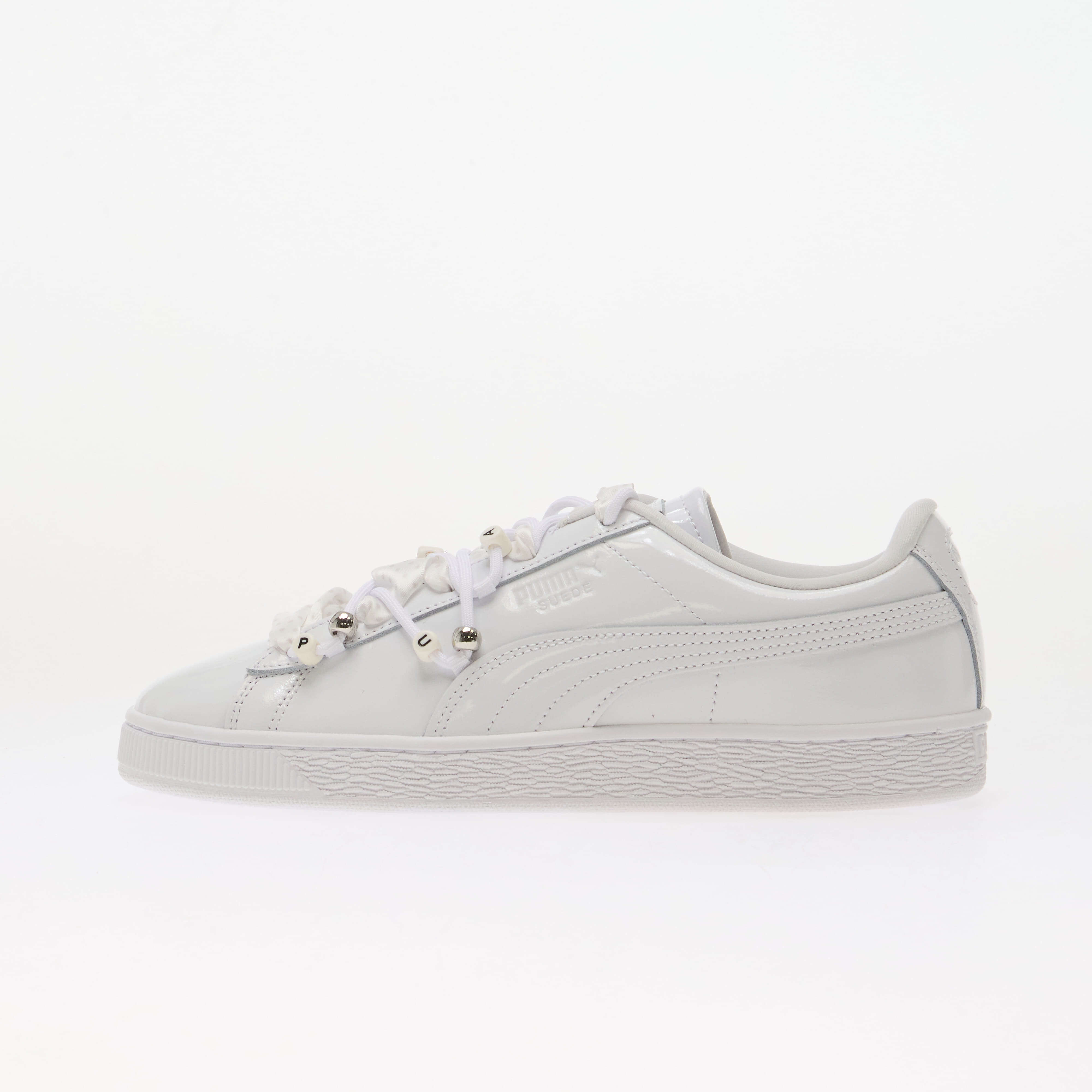 Tenisky Puma Suede Bloom Patent Wns Puma White/ Feather Gray EUR 37