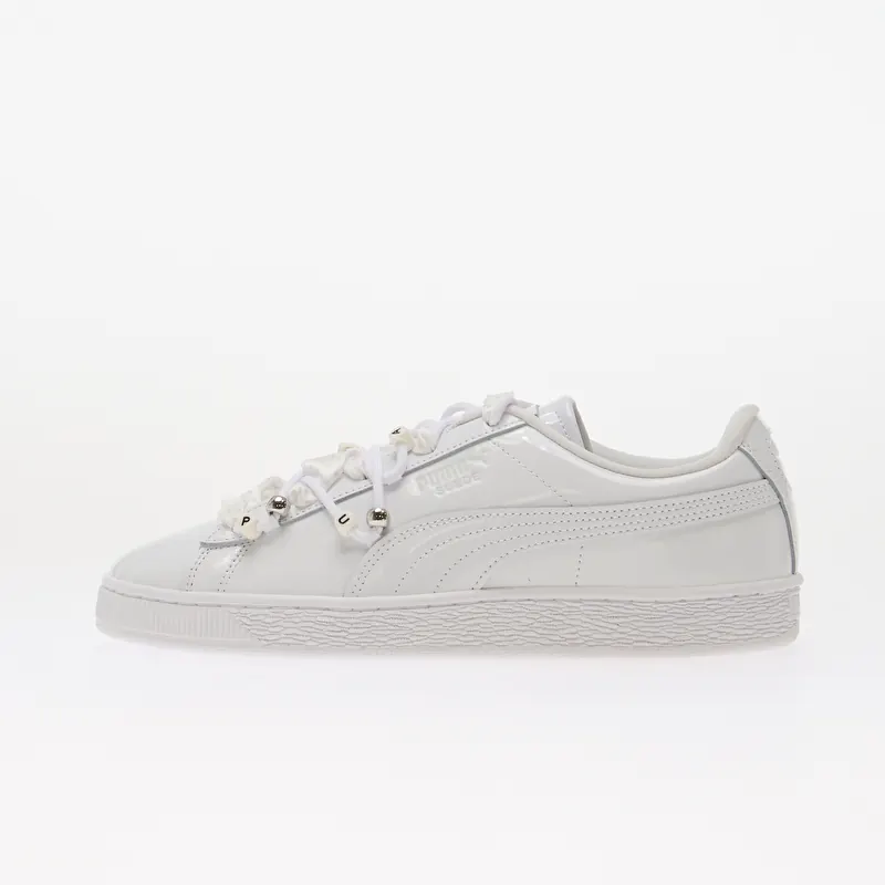 Puma Suede Bloom Patent Wns Puma White/ Feather Gray