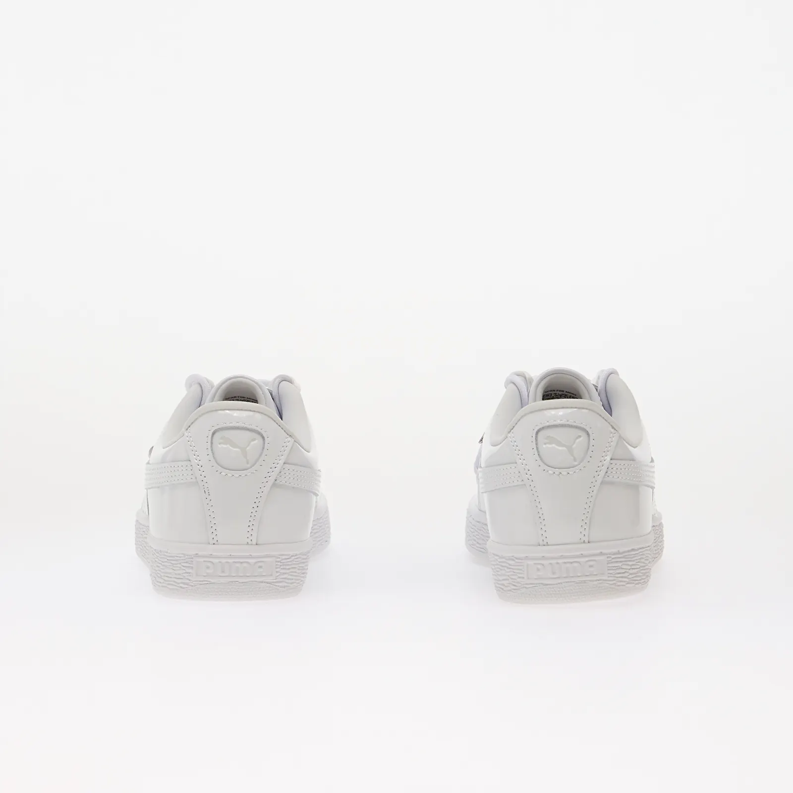 Naiste tossud Puma Suede Bloom Patent Wns Puma White/ Feather Gray