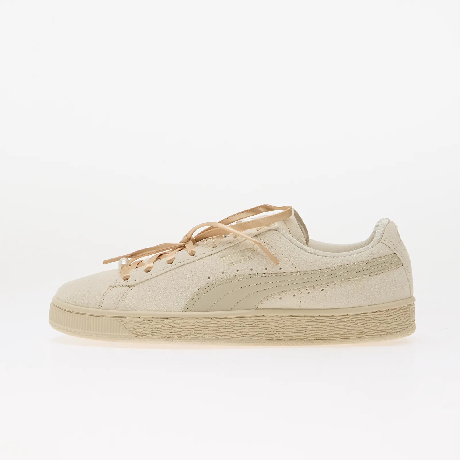 Naiste tossud Puma Suede Bloom Wns Frosted Ivory/ Silver Fog