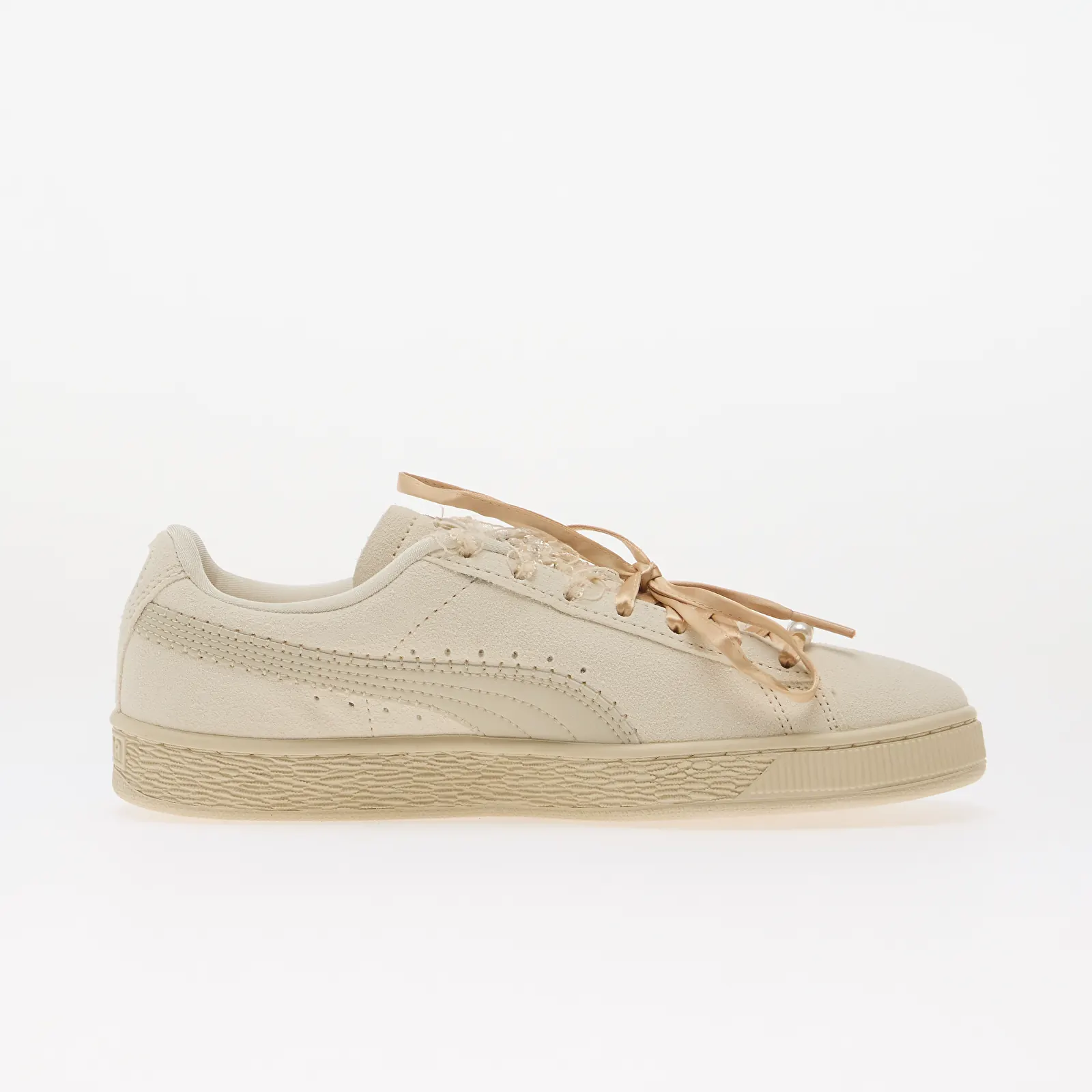 Naiste tossud Puma Suede Bloom Wns Frosted Ivory/ Silver Fog
