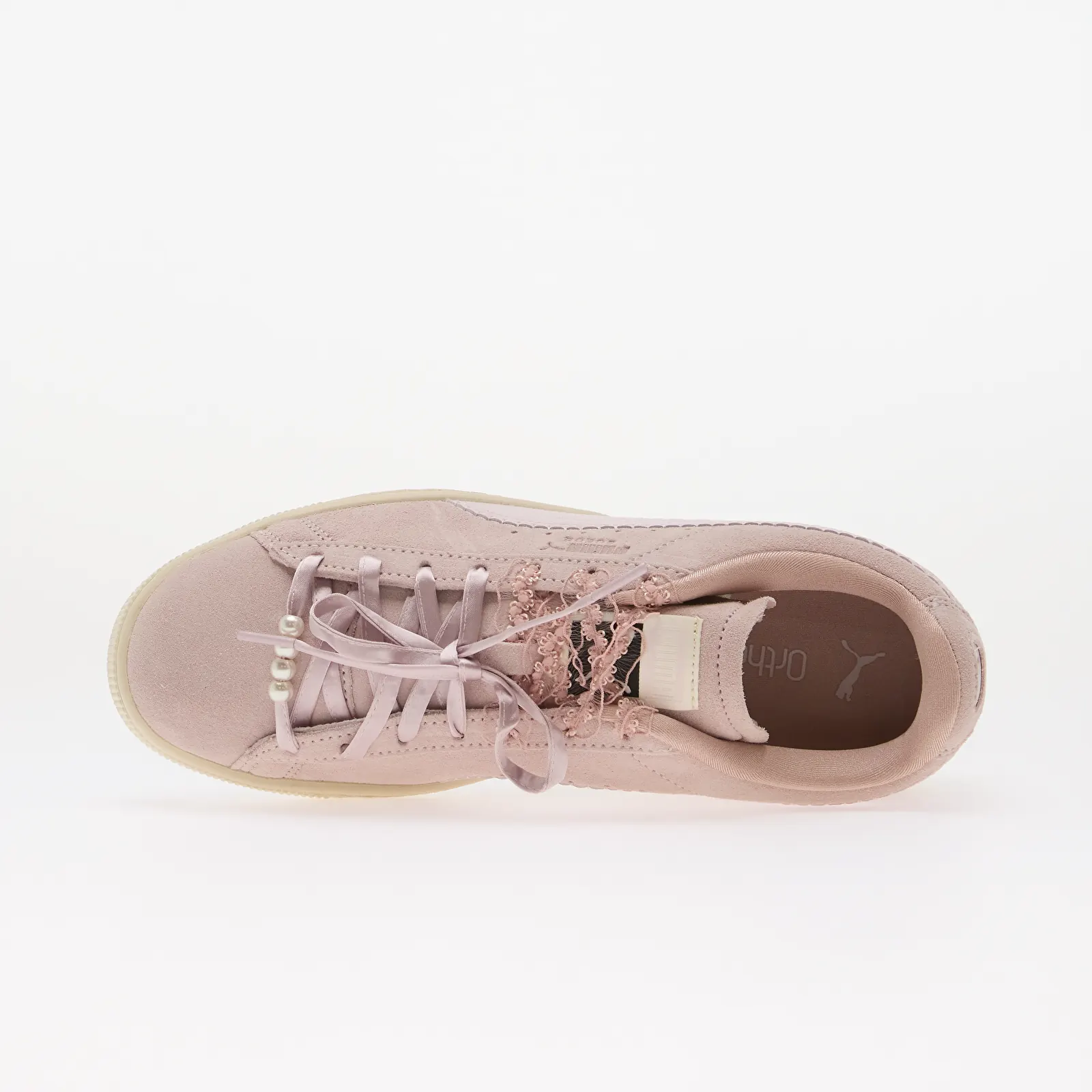 Női sneakerek Puma Suede Bloom Wns Misty Pink/ Powder Pink
