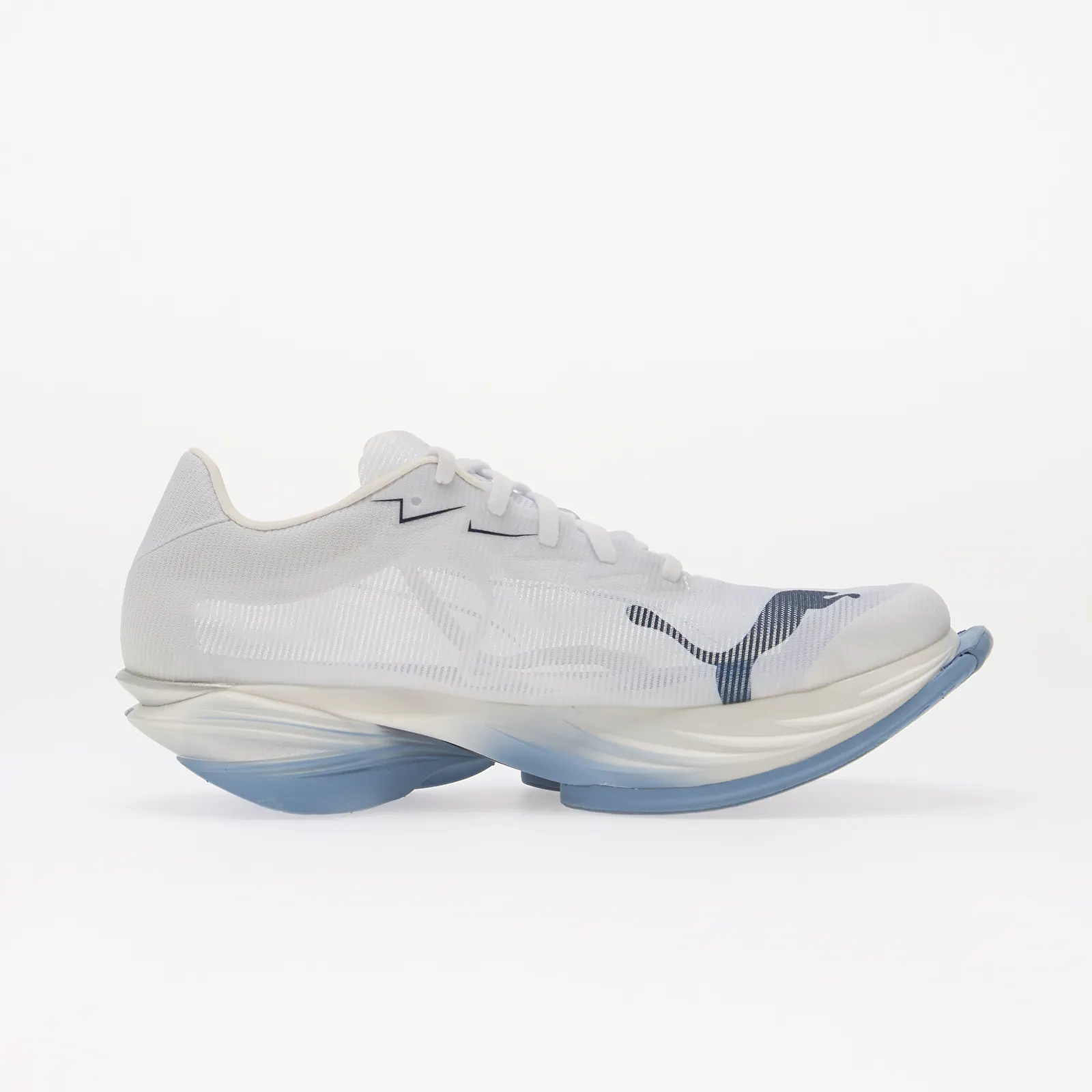 Sneakerși pentru femei Puma Fast-R Nitro Elite 3 Wns Puma White/ Chambray Blue