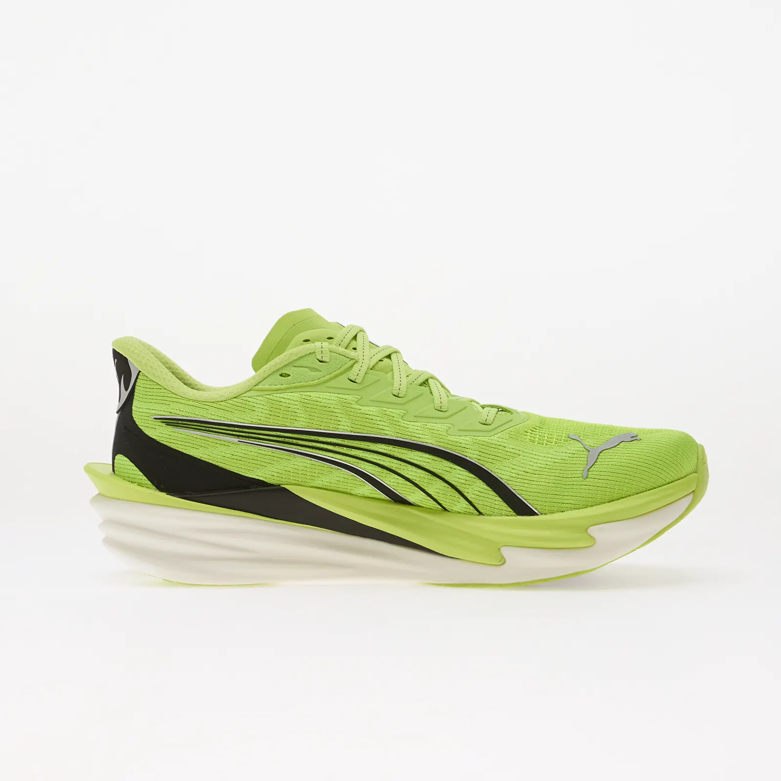 Sneakerși pentru bărbați Puma Deviate Nitro 4 Sunny Lime/ Puma Black
