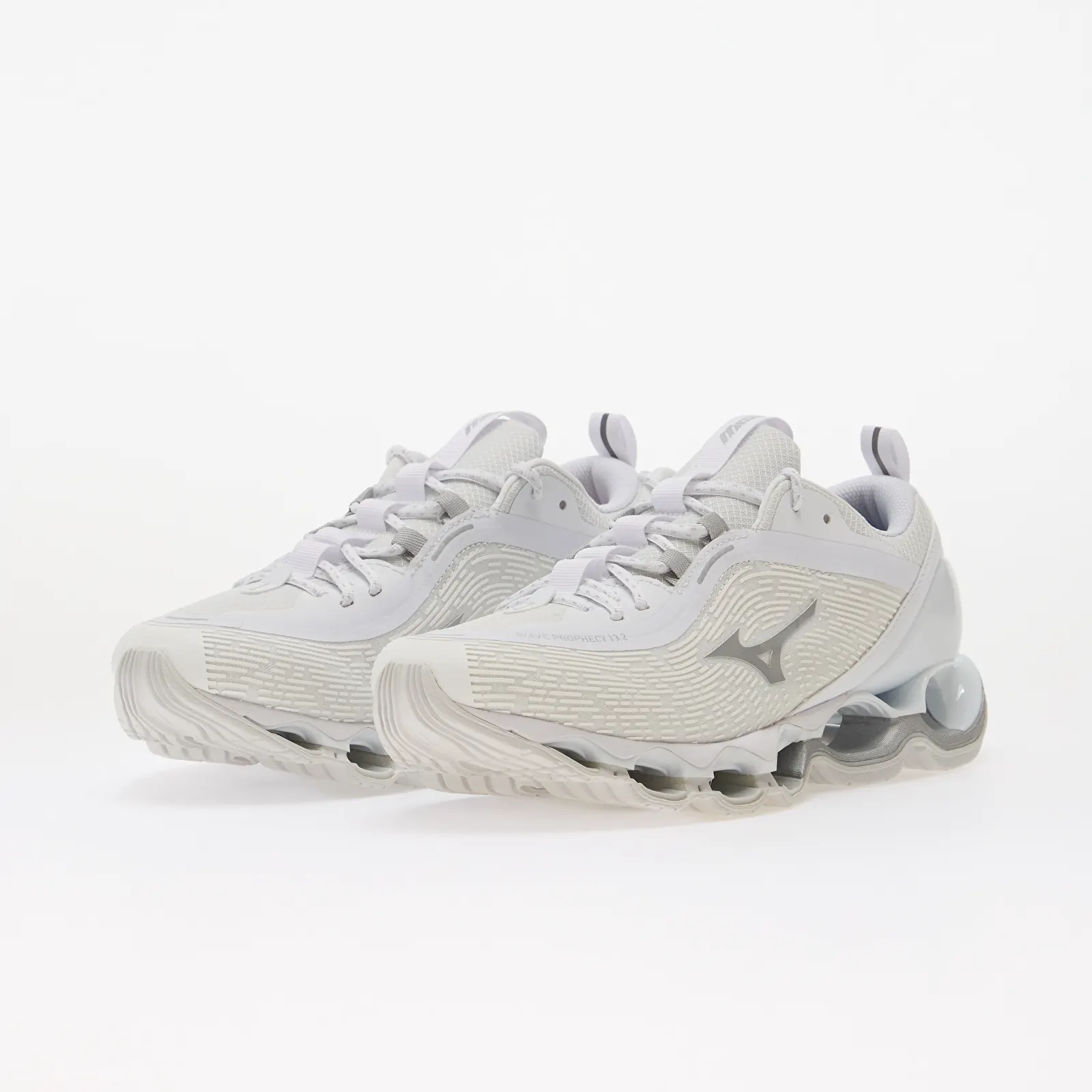 Miesten lenkkarit Mizuno Wave Prophecy 13.2 White/ Silver/ Harbor Mist
