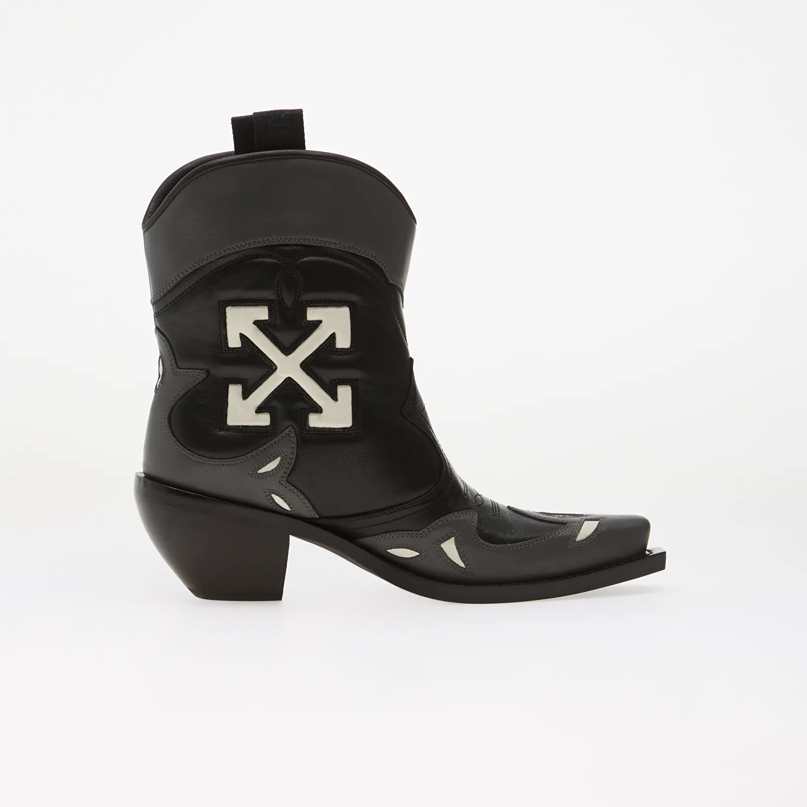 Bottes femme Off-White Santiag Bootie Black/ Grey