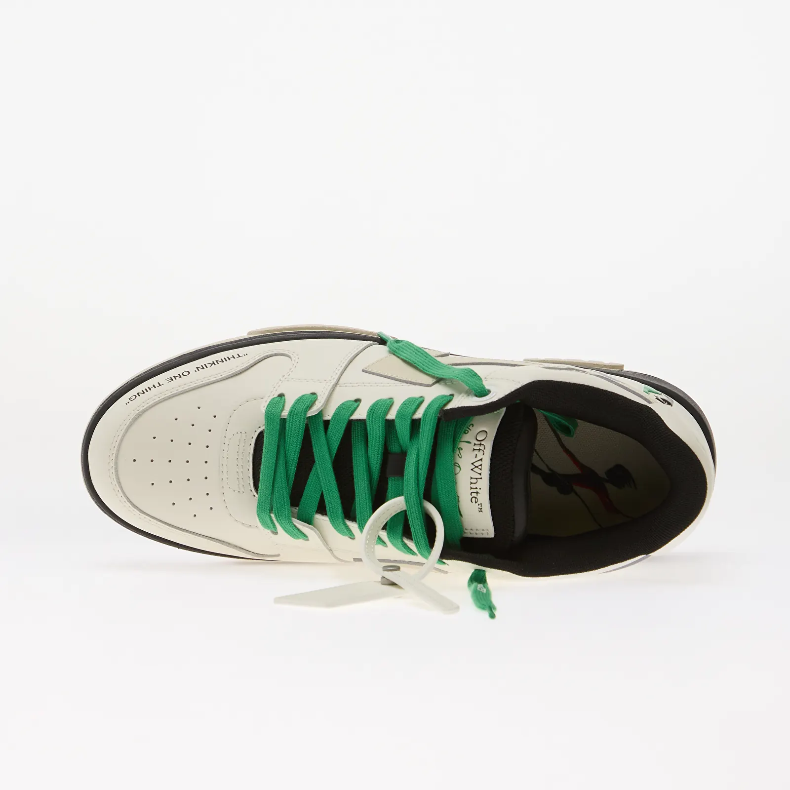 Sneakers uomo Off-White Out Of Office Miles Davis White/ Green