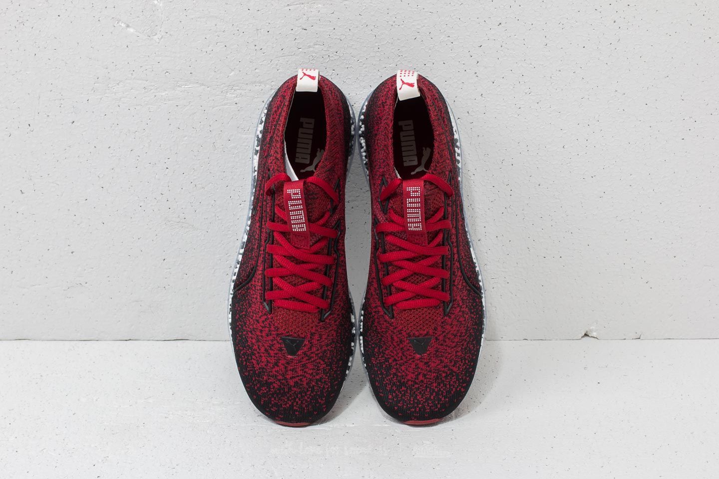 Red dahlia puma black store