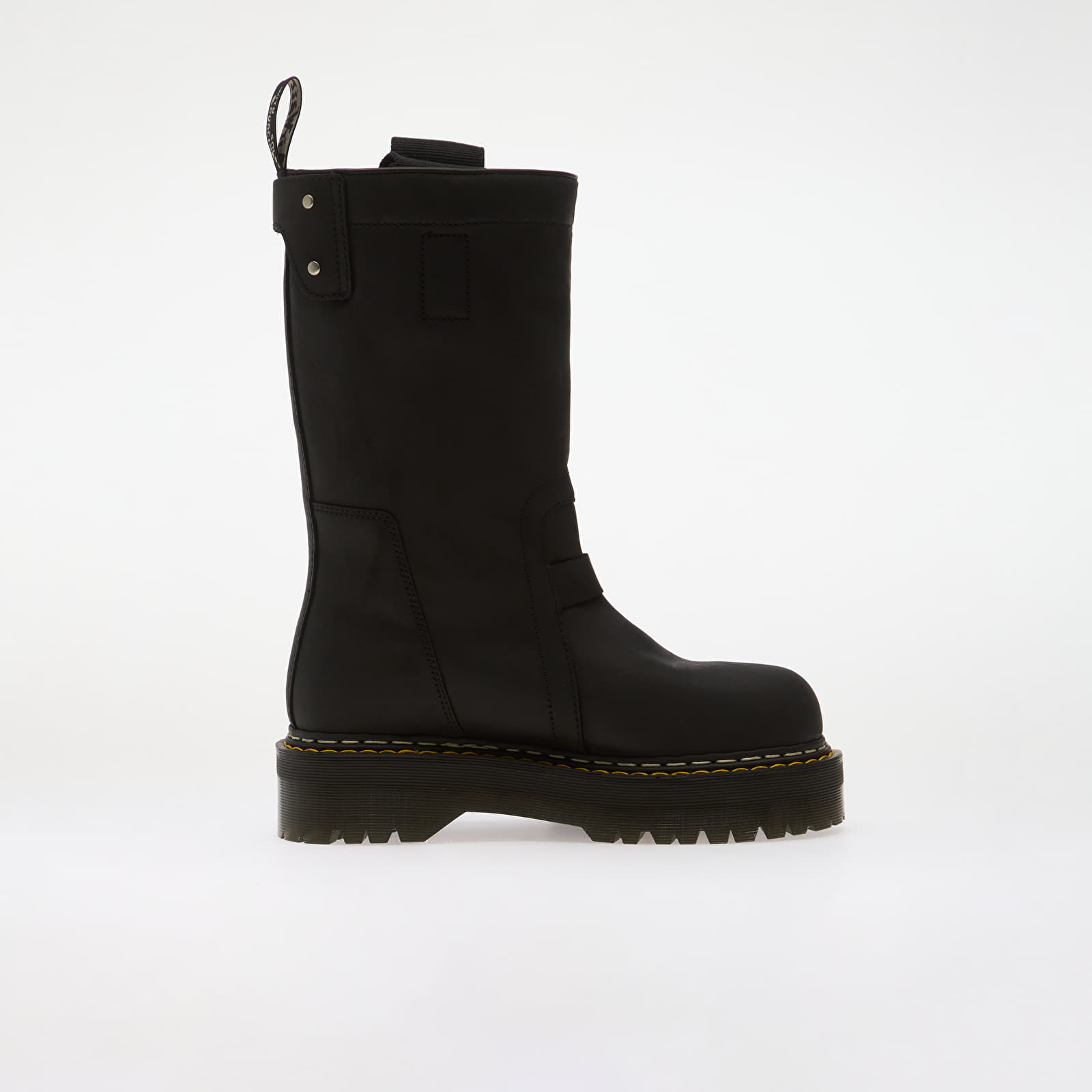 Stivali uomo Rick Owens DRKSHDW x Dr. Martens Quad Sole Pull On Boot Black