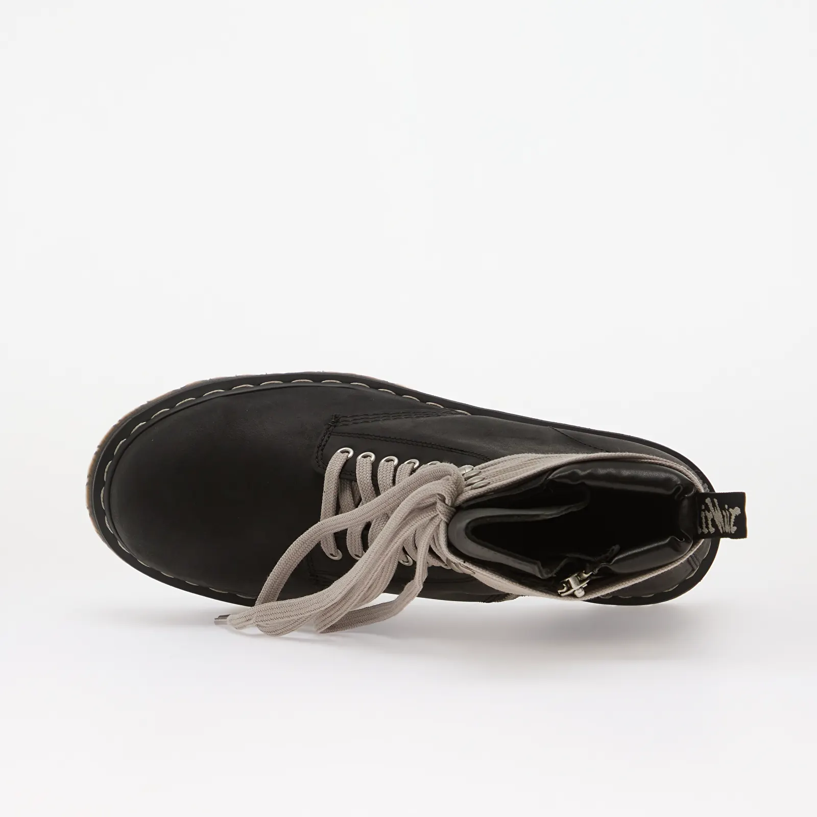 Støvler til mænd Rick Owens DRKSHDW x Dr. Martens Quad Sole Steel Toe Boot Black