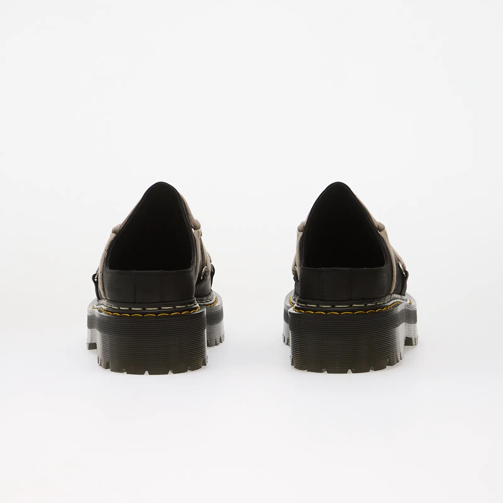 Men's slides Rick Owens DRKSHDW x Dr. Martens Quad Sole Megalace Mule Black