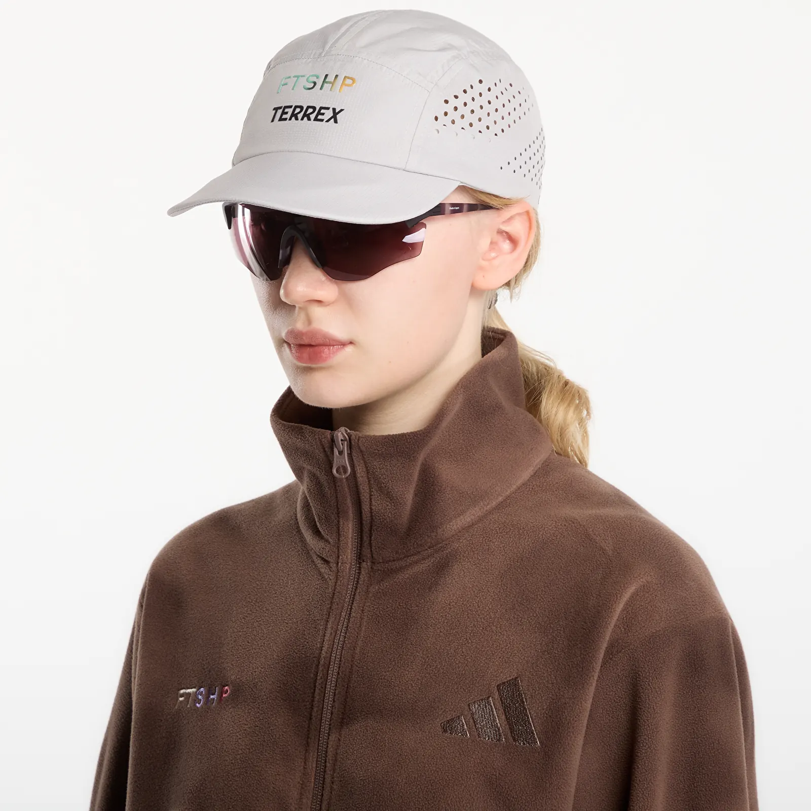 Czapki z daszkiem FTSHP x adidas Terrex DAYBREAKER Running Cap Cream