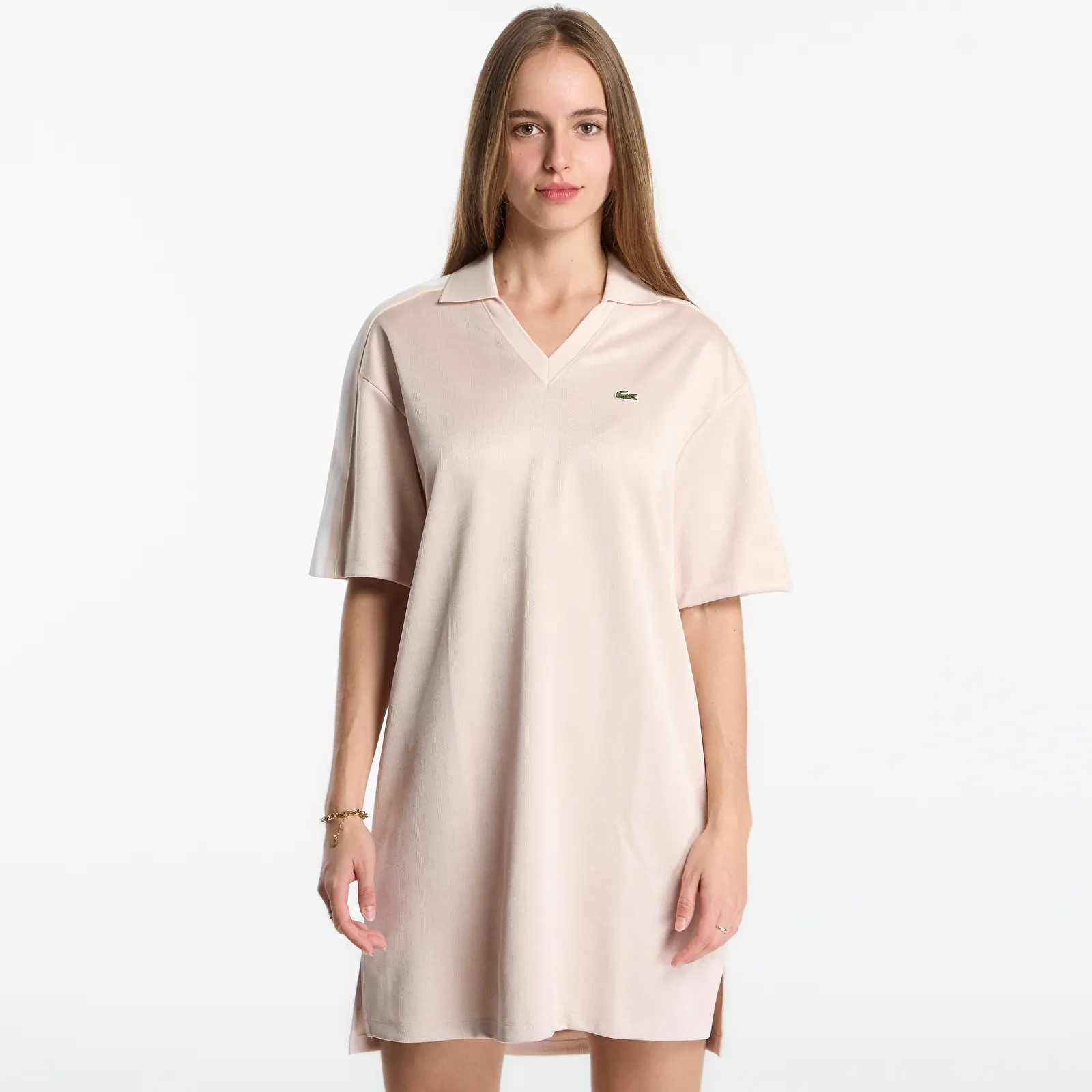 Jurken voor vrouwen Lacoste Polo Dresses Mansia/Sisal