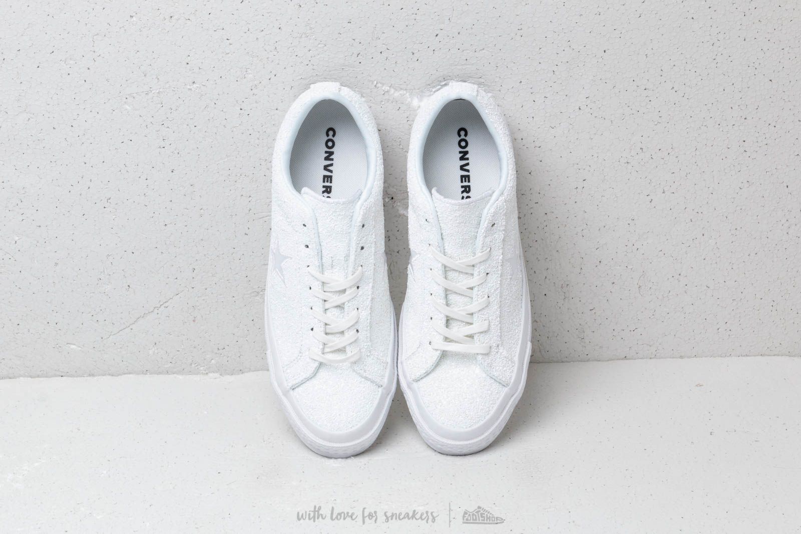 Converse one star prime ox trainers white top