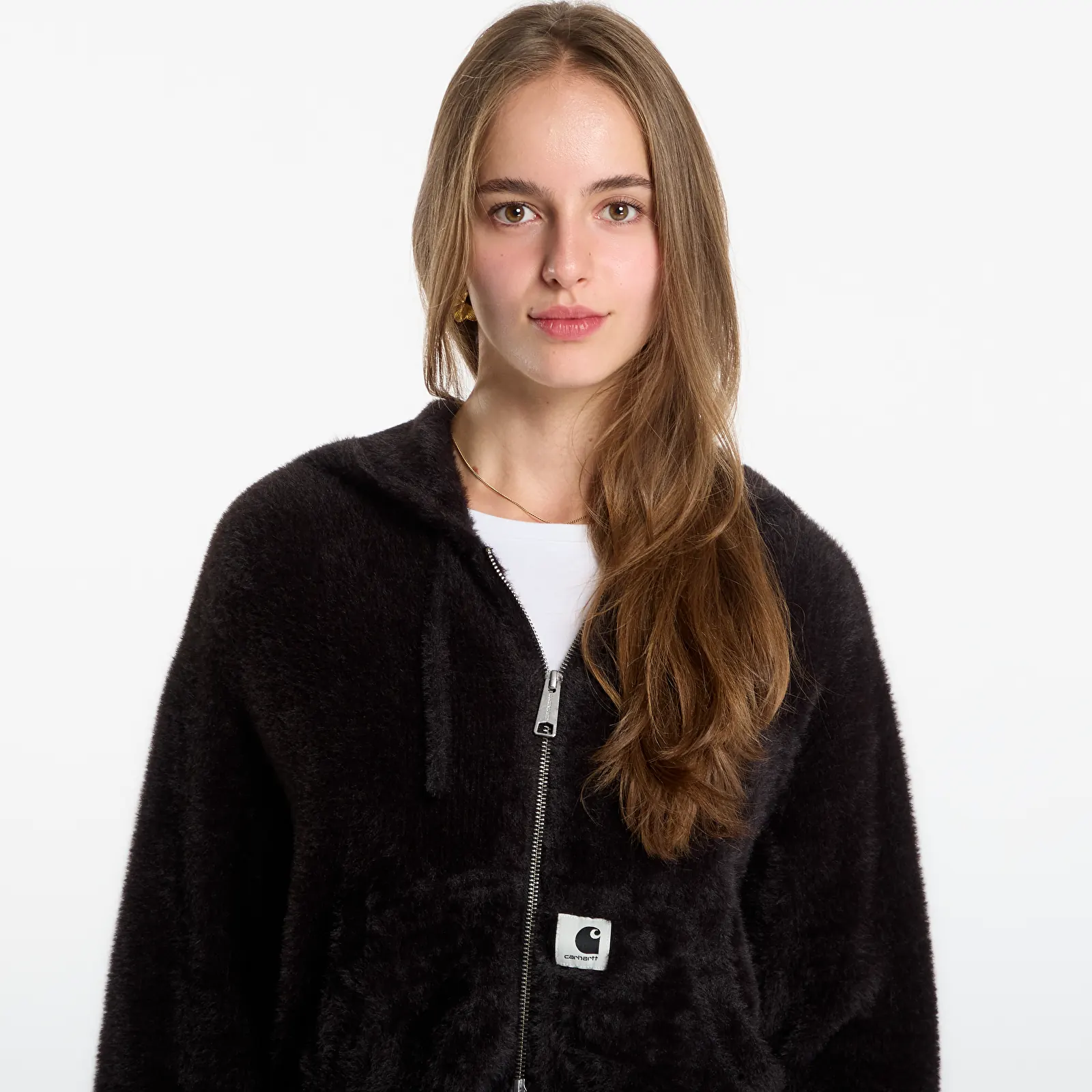 Hoodies für Frauen Carhartt WIP W' Maine Active Sweater Jacket Black