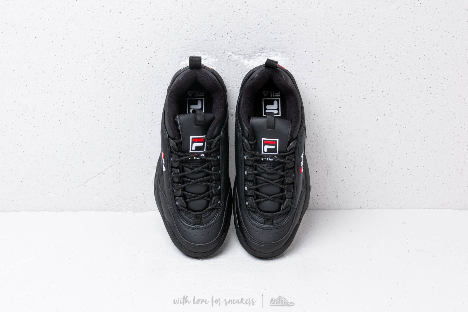 Női cipők FILA Disruptor Low Wmn Black