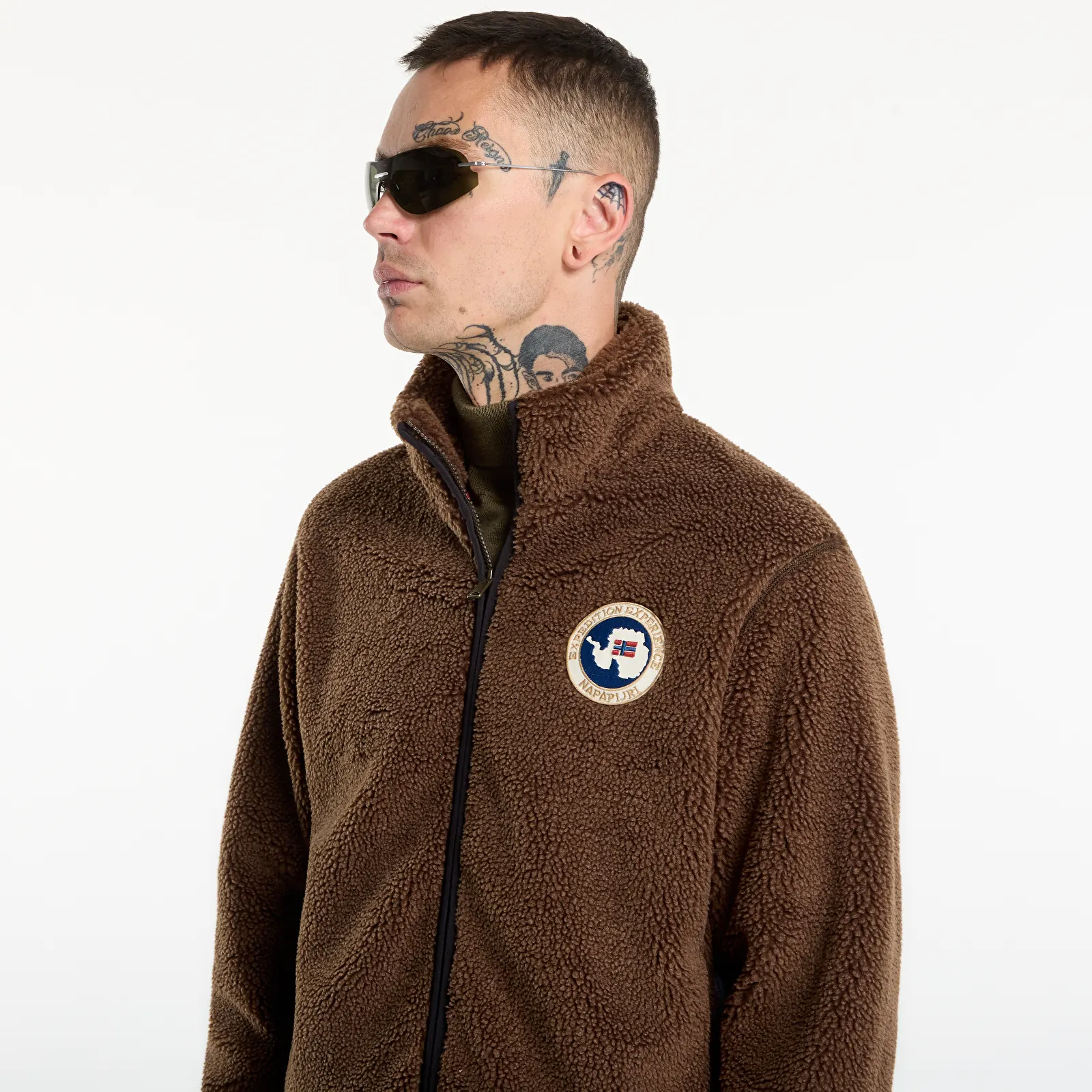 Sweatjacken und Sweatshirts Napapijri T-Archive Fleece Full-Zip Demitasse