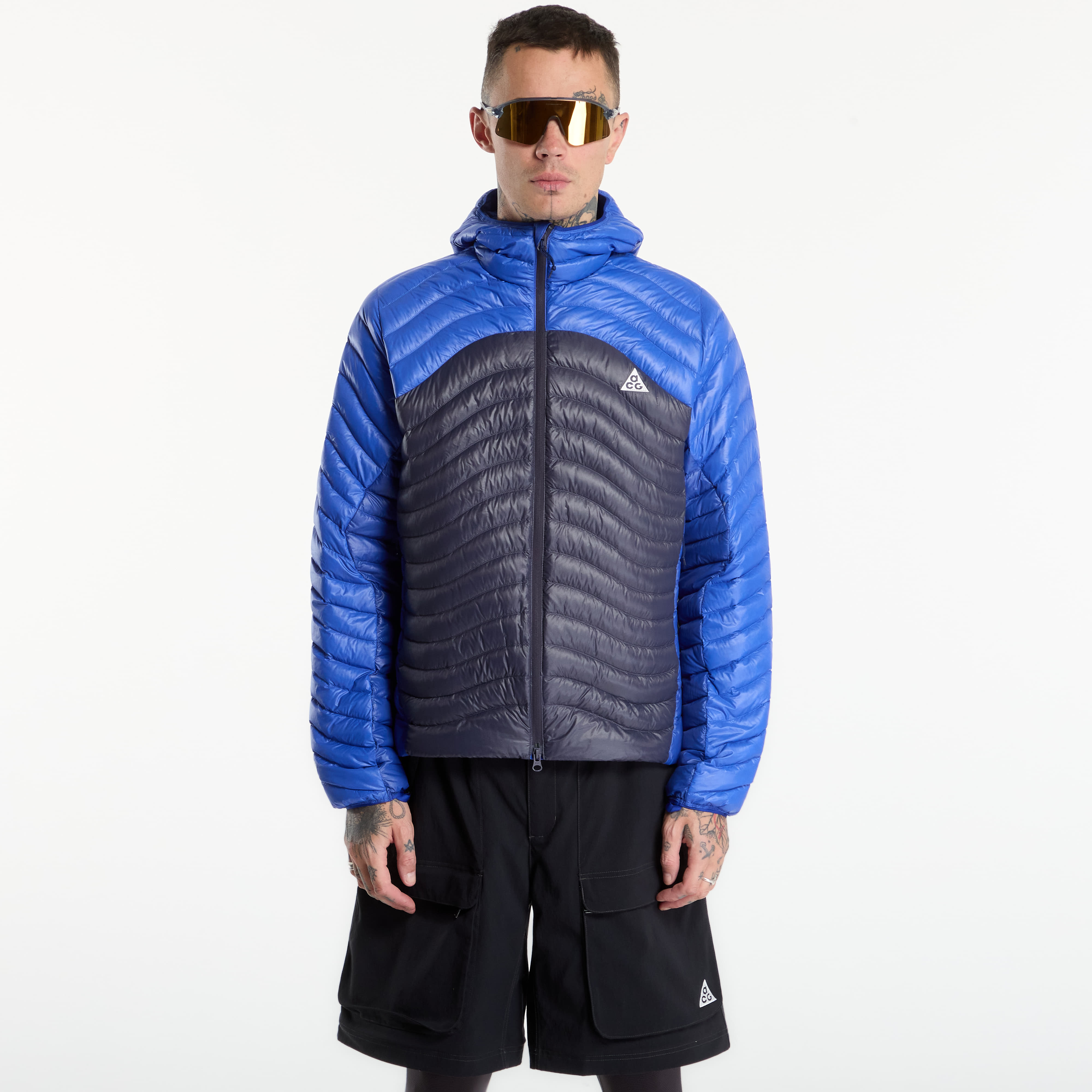 Яке Nike ACG Lava Flow Therma-FIT ADV Ultralight Down Jacket Old Royal/ Gridiron/ Summit White M