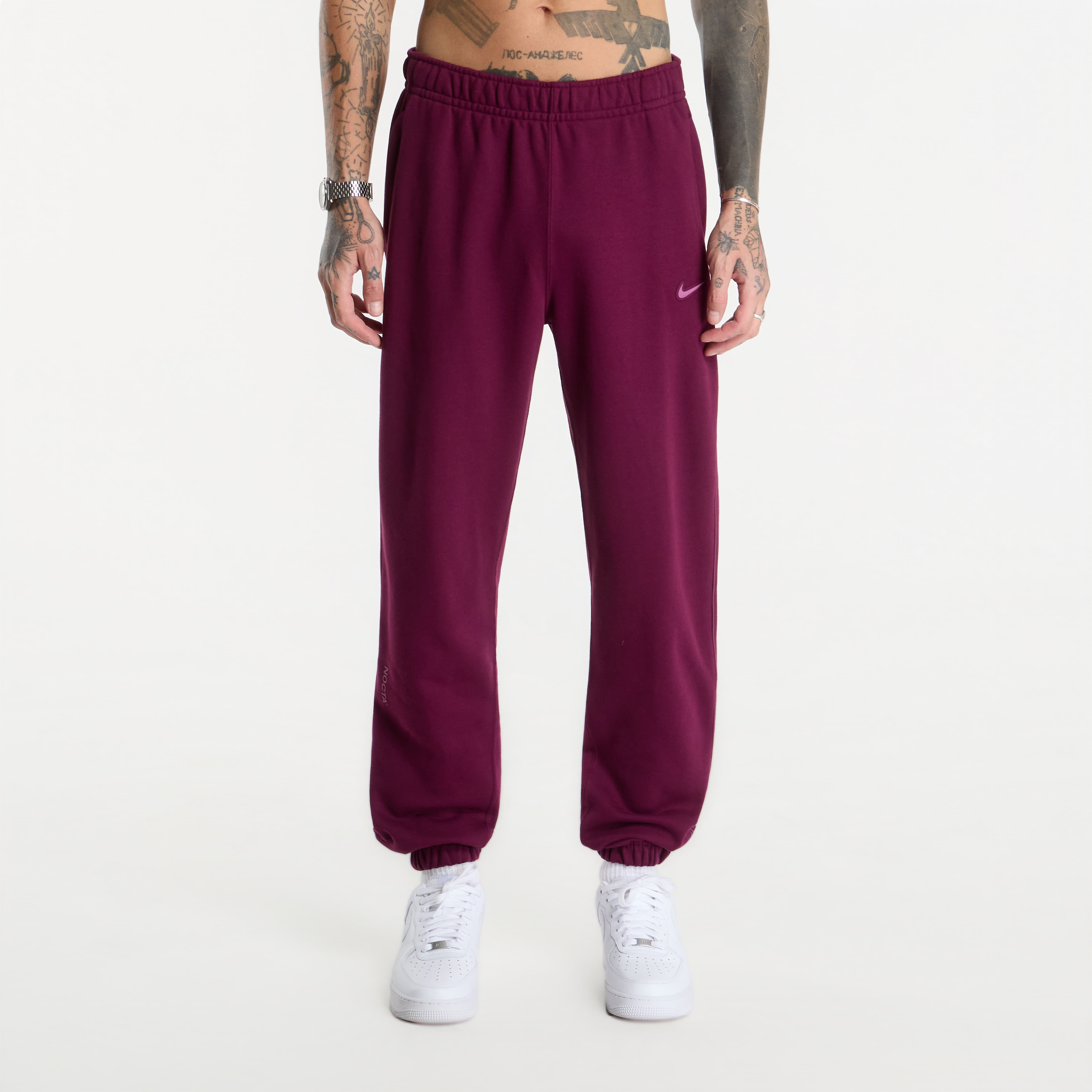 Потници Nike x NOCTA Fleece CS Sweatpants Bordeaux/ Light Bordeaux XL