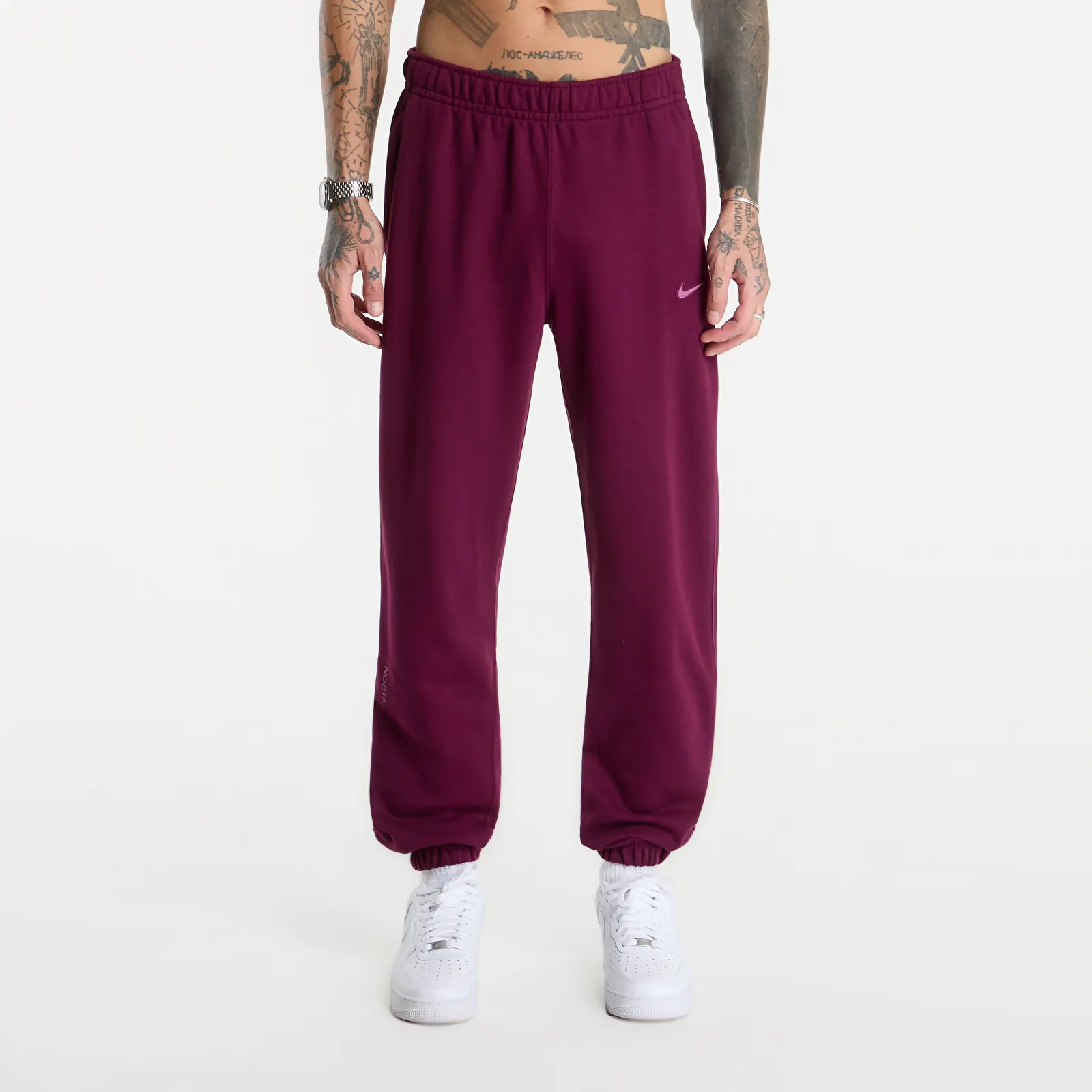 Trainingsbroeken Nike x NOCTA Fleece CS Sweatpants Bordeaux/ Light Bordeaux