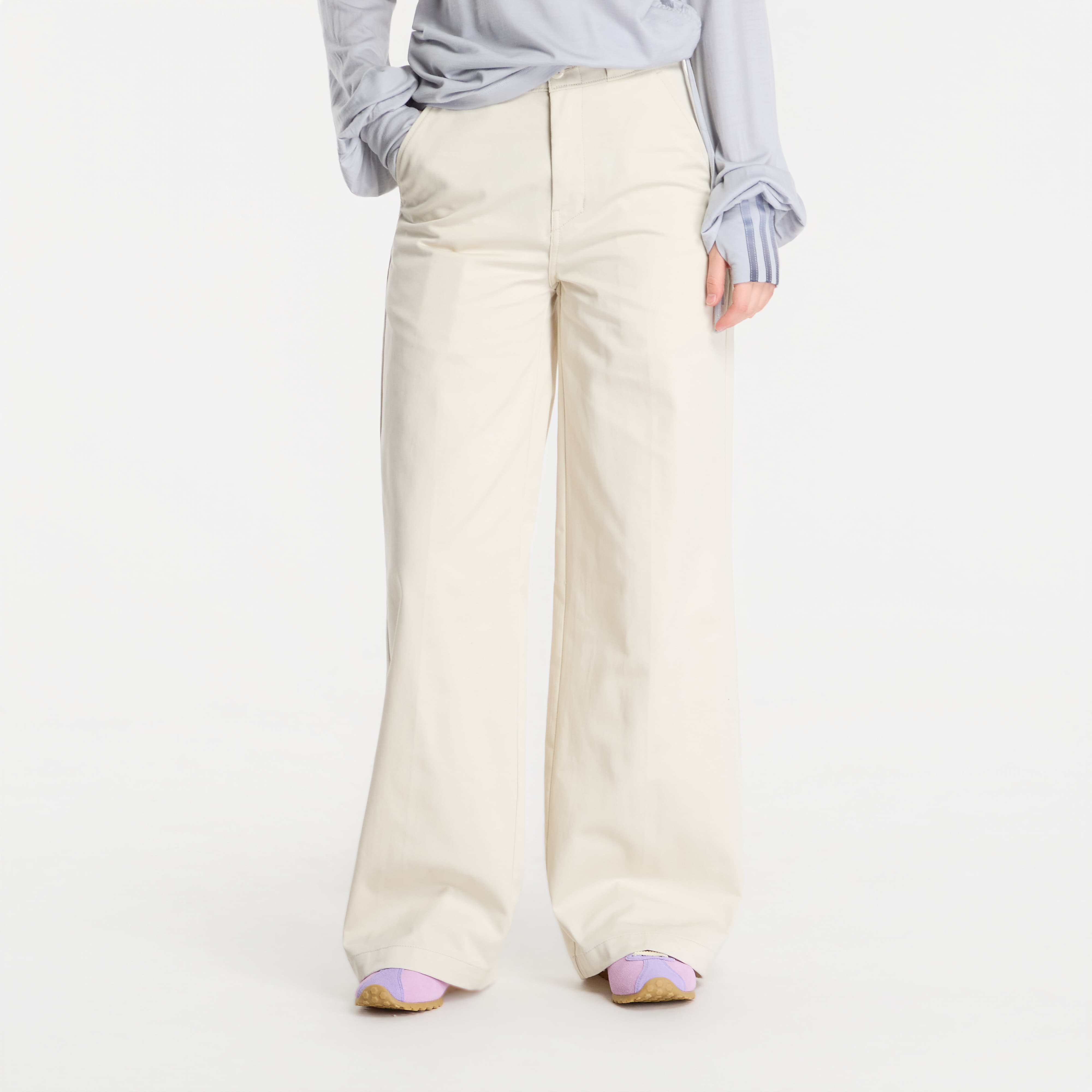 Панталони Dickies 247 Wide Leg Work Pant Beige W24/L30