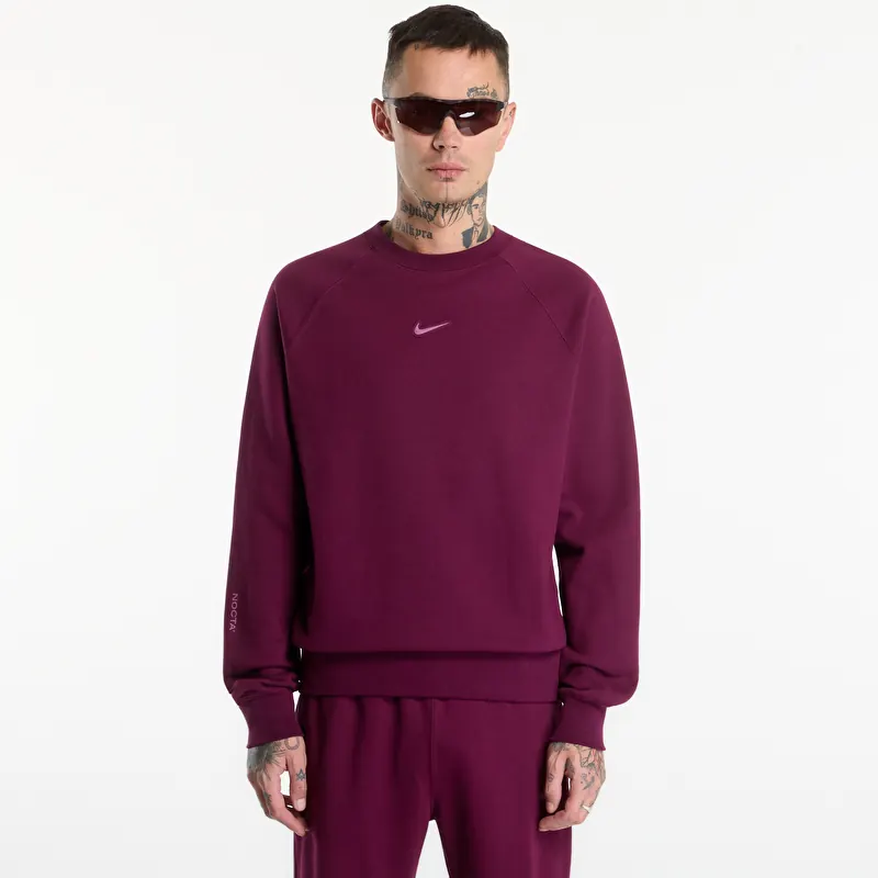 Sweatshirt Nike x NOCTA Fleece CS Crew Bordeaux/ Light Bordeaux