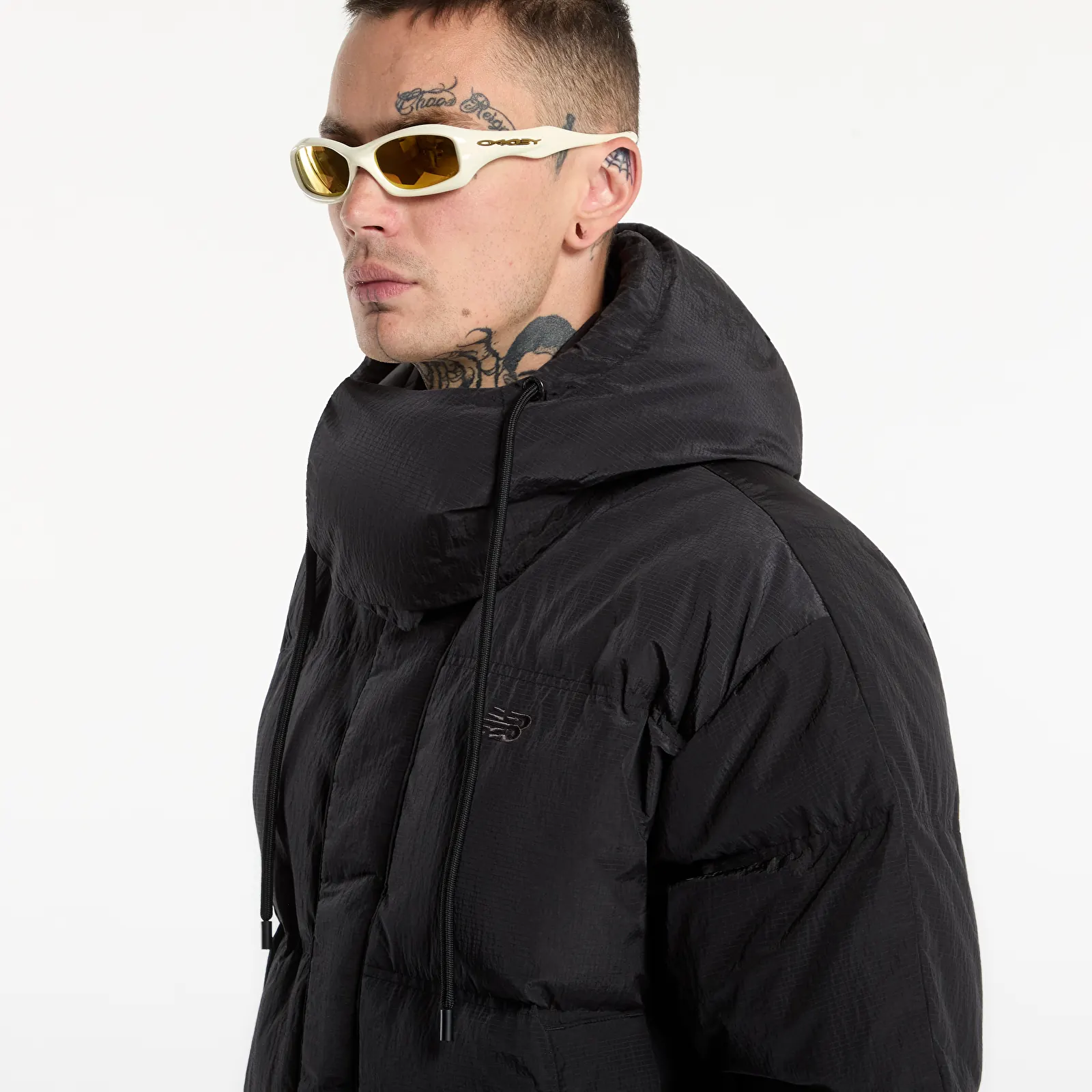 Casacos de penas New Balance Premium Puffer Jacket Black