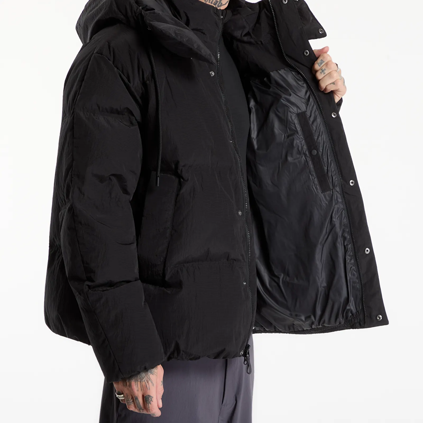 Casacos de penas New Balance Premium Puffer Jacket Black