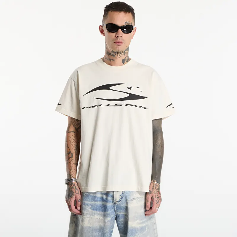 T-shirt Hellstar H Cursive Logo T-Shirt UNISEX White