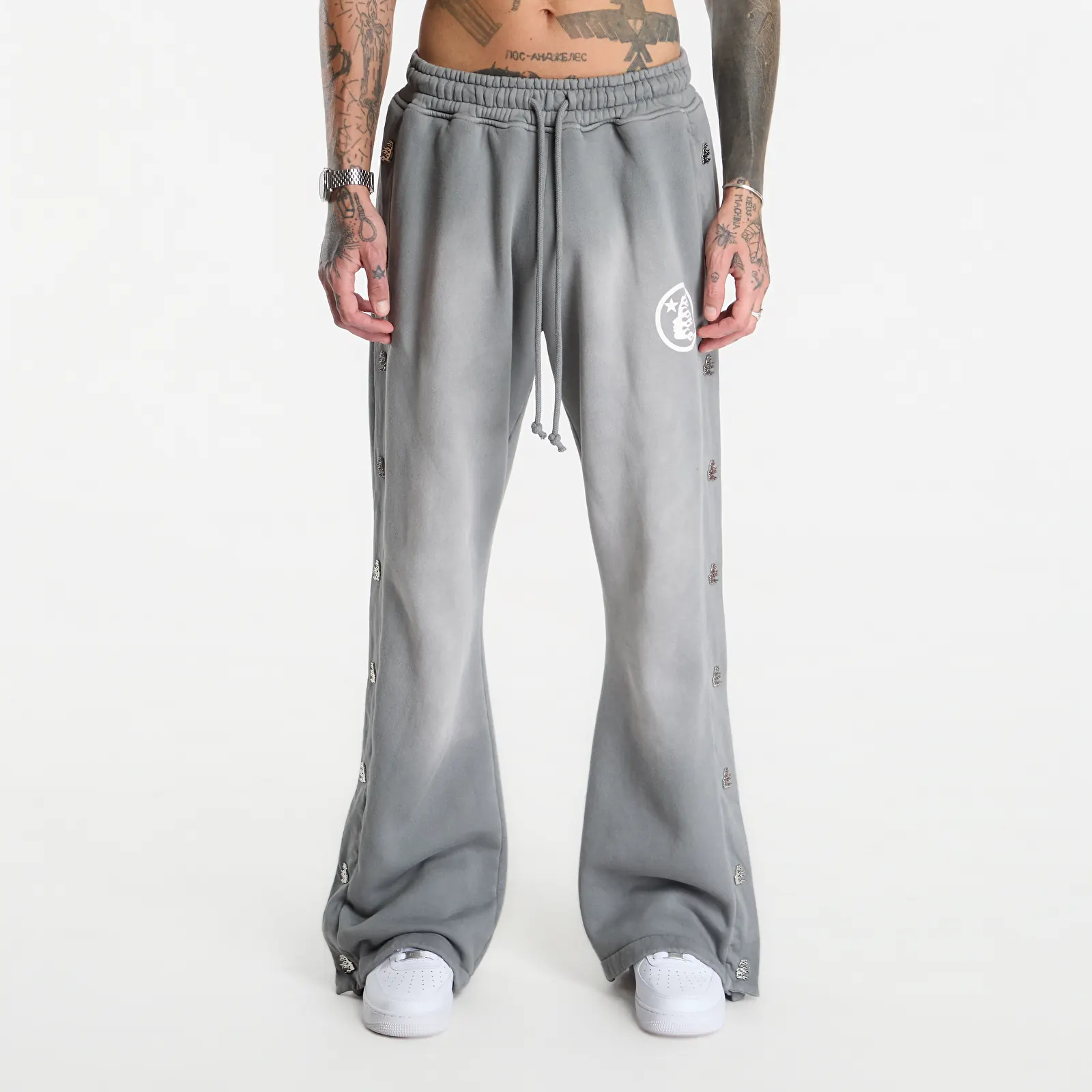Tepláky Hellstar Mirrorface Sweatpants UNISEX Grey