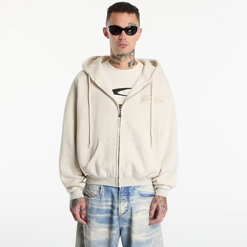 Sweatshirt Hellstar Tattoo Logo Zip-Up UNISEX Beige