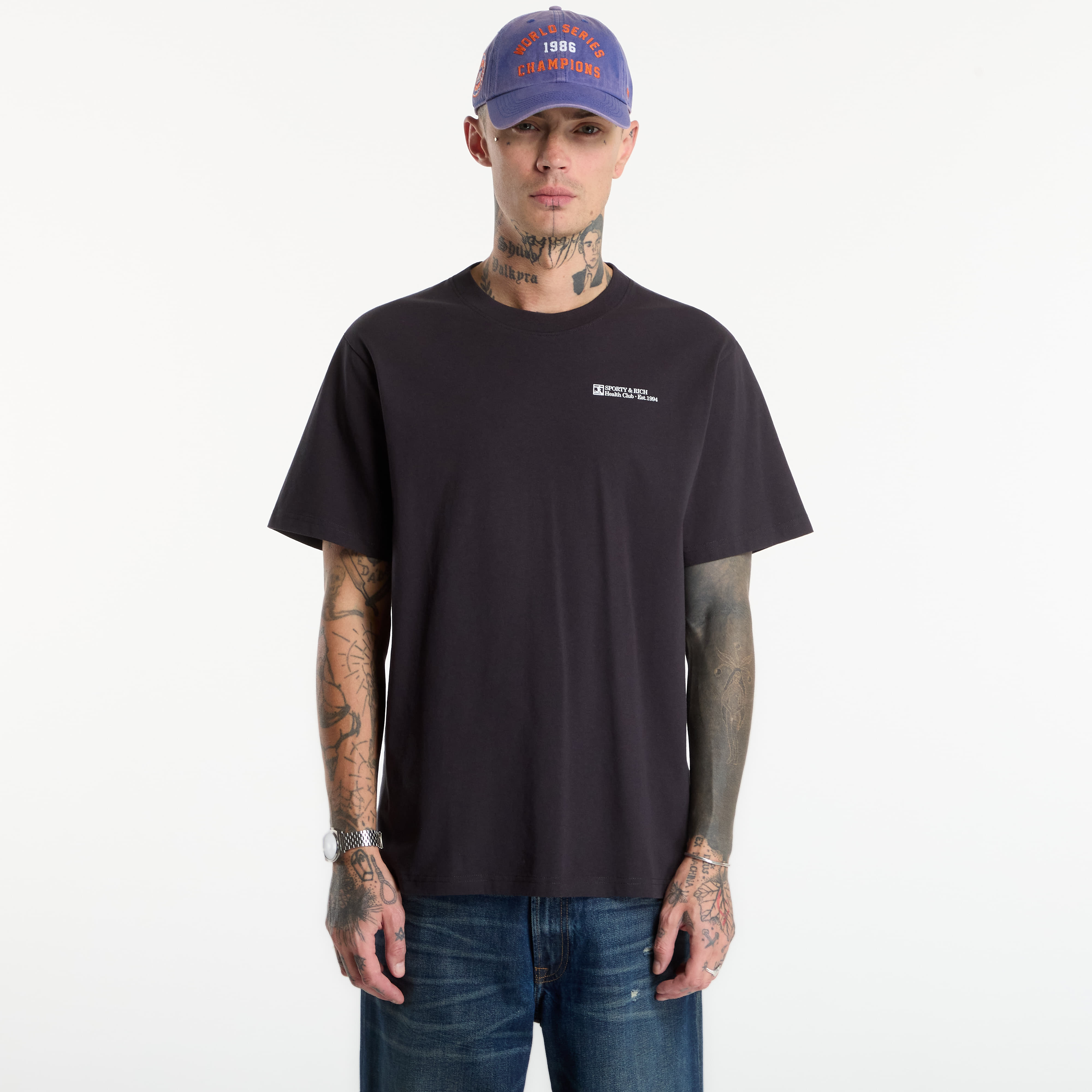 Тениска Sporty & Rich Art Tshirt UNISEX Black XS