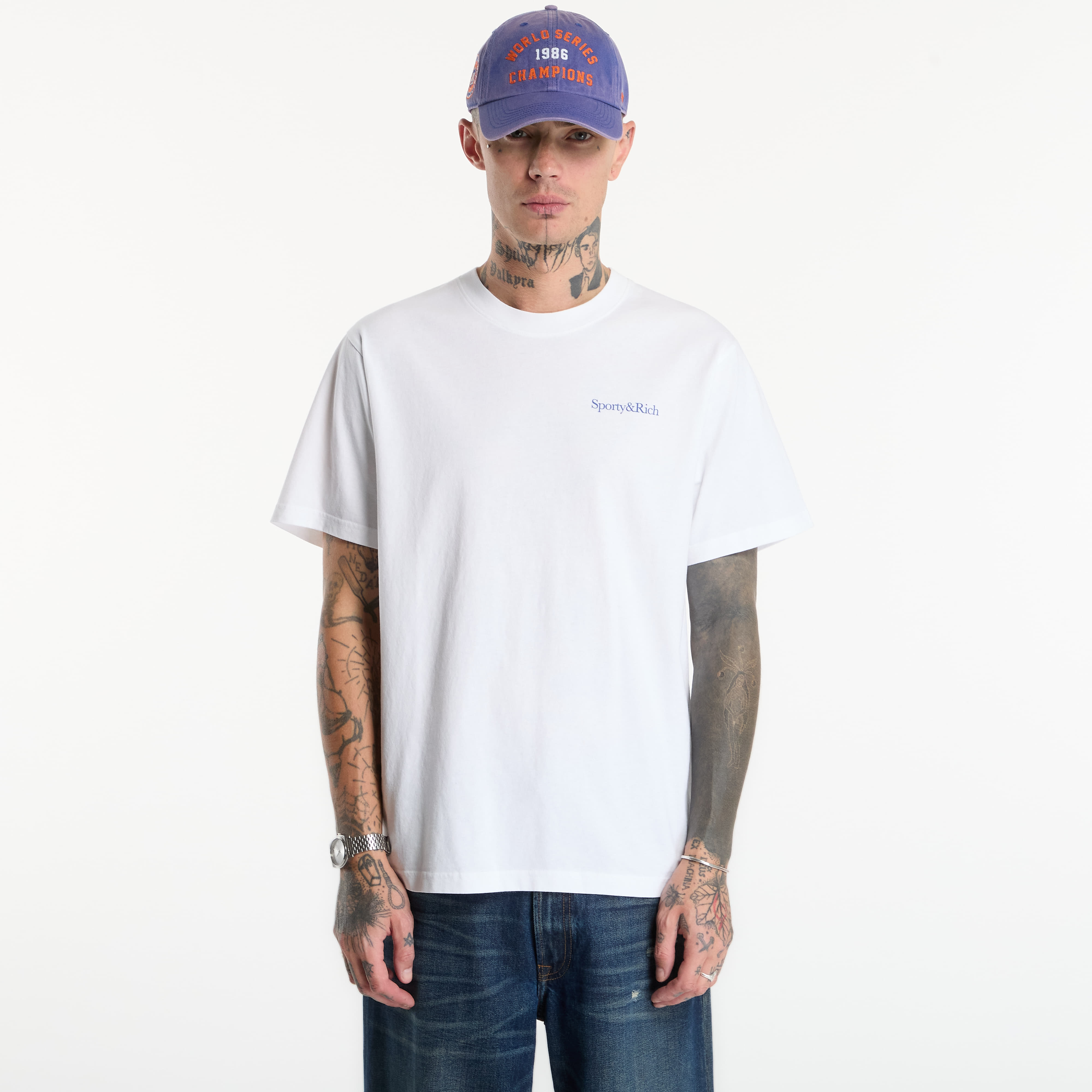 T-shirt Sporty & Rich Health is Wealth Tshirt UNISEX White L