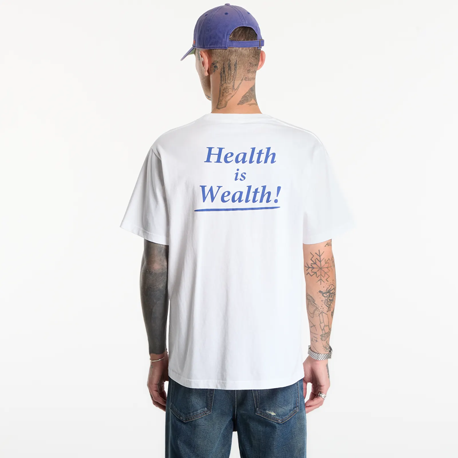 T-shirts  Sporty & Rich Health is Wealth Tshirt UNISEX White