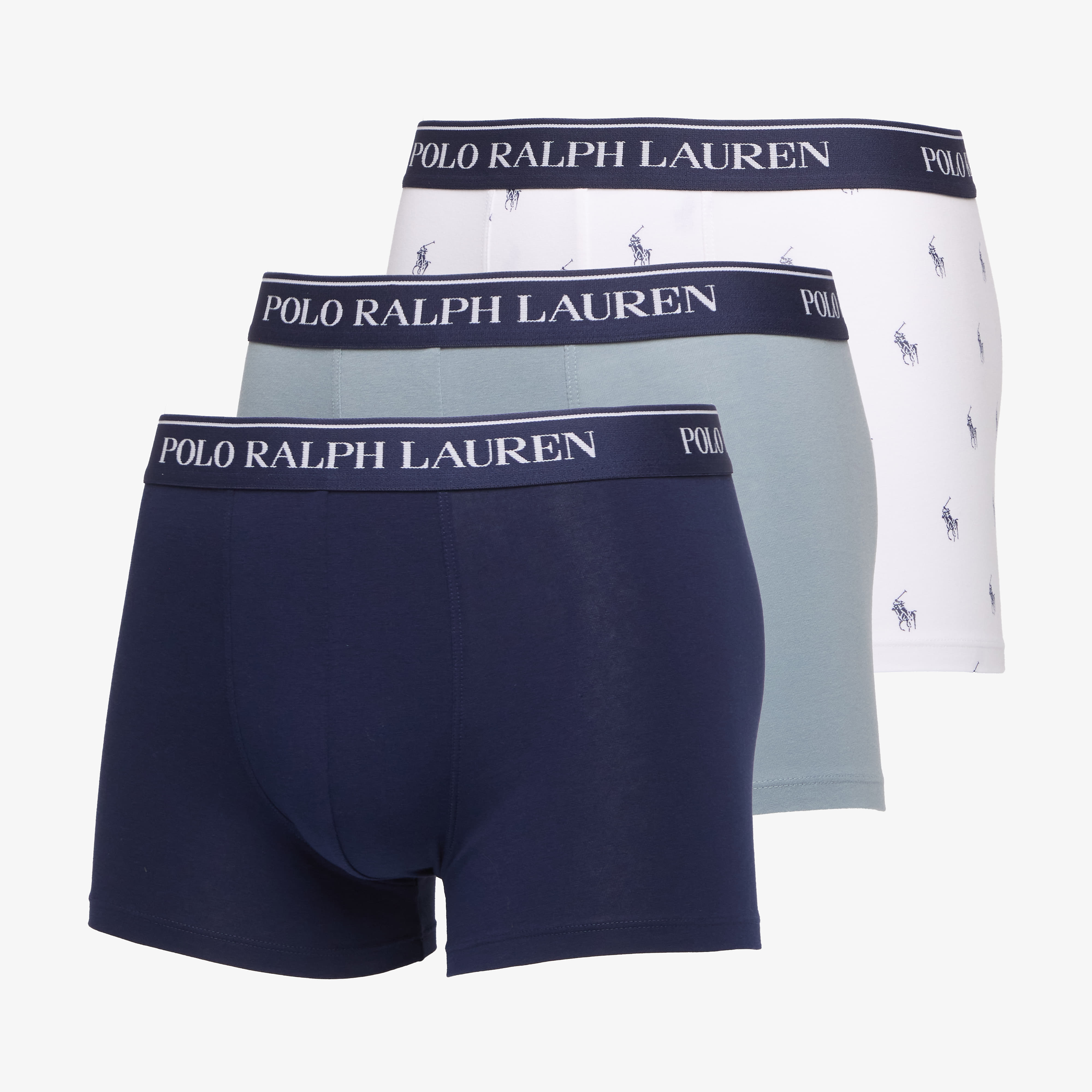 Boksershorts Ralph Lauren Classic Trunk 3-Pack Blue XL