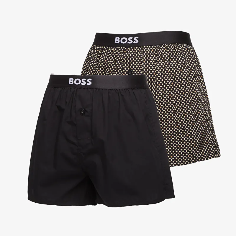 Μποξερ Hugo Boss 2-Pack Boxer Shorts Black